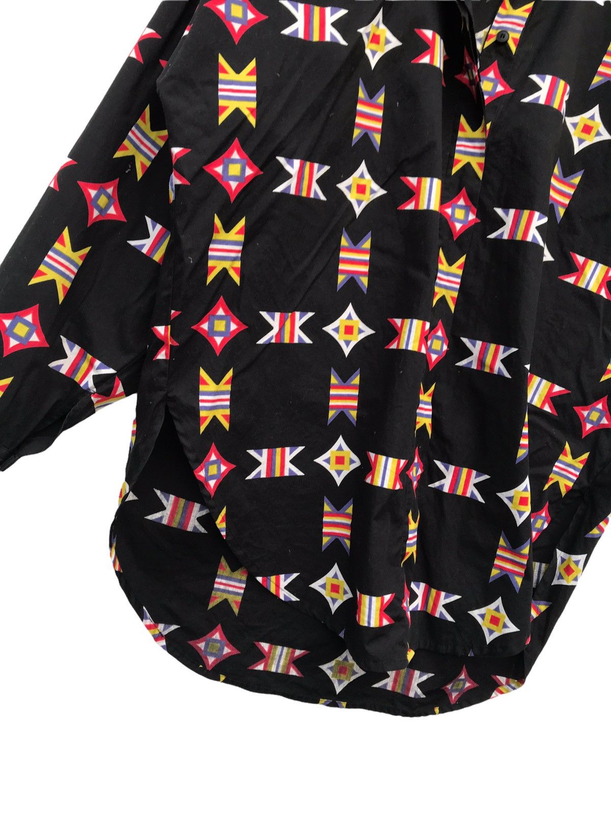 Norma Kamali Norma Kamali Women Overprinted Button Ups Shirt Size XL / US 12-14 / IT 48-50 - 10 Thumbnail