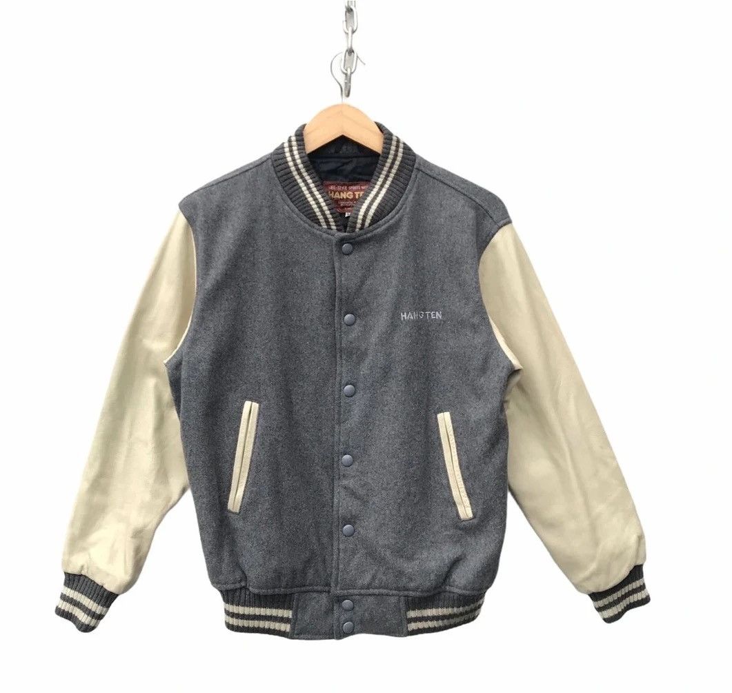 Hang Ten Hang Ten Varsity Jacket Made in Japan Streetwear Fashion Size US S / EU 44-46 / 1 - 1 Thumbnail