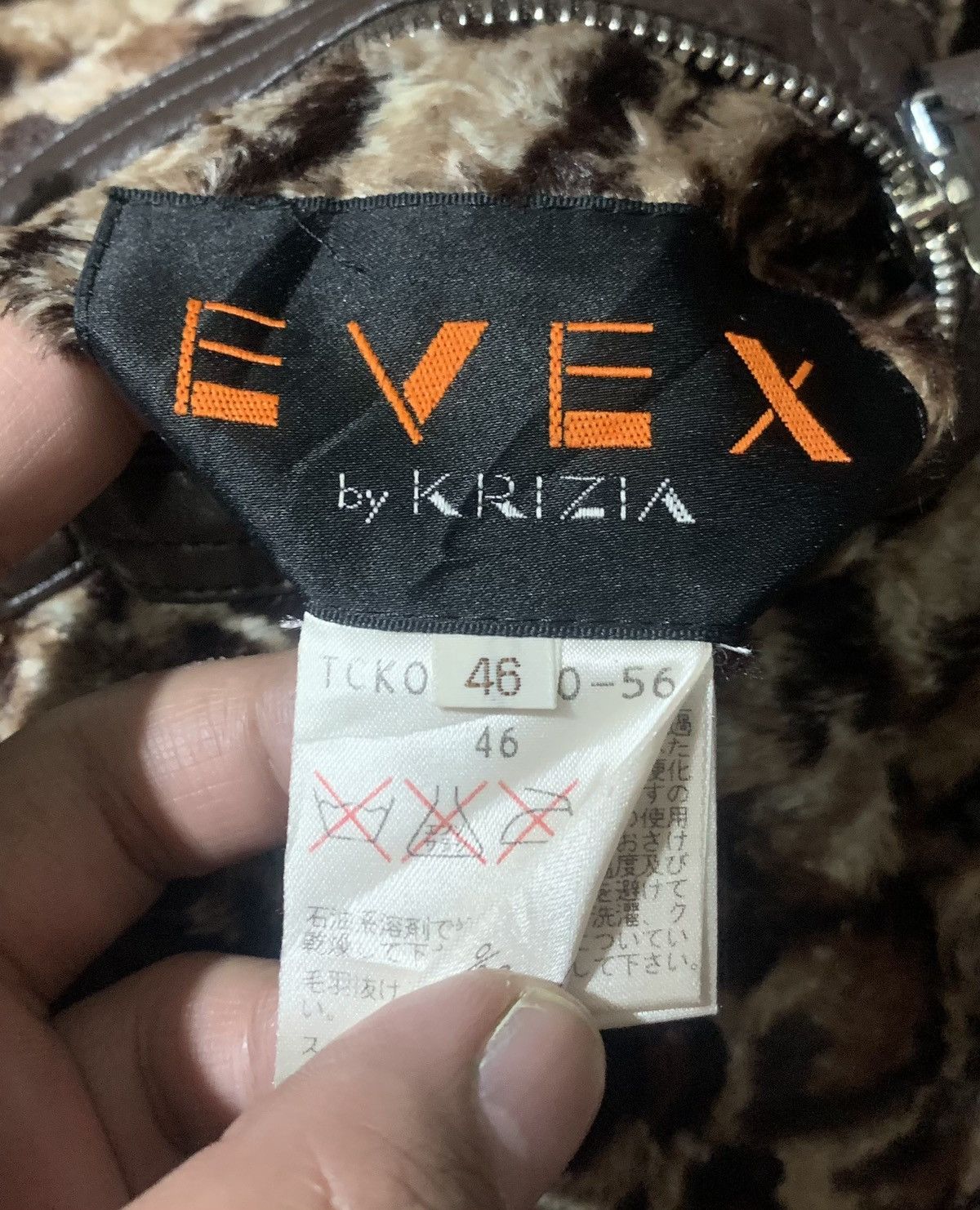 If Six Was Nine Vintage Leapord Jacket Zipper Ups By Evex By Krizia Size US M / EU 48-50 / 2 - 5 Thumbnail