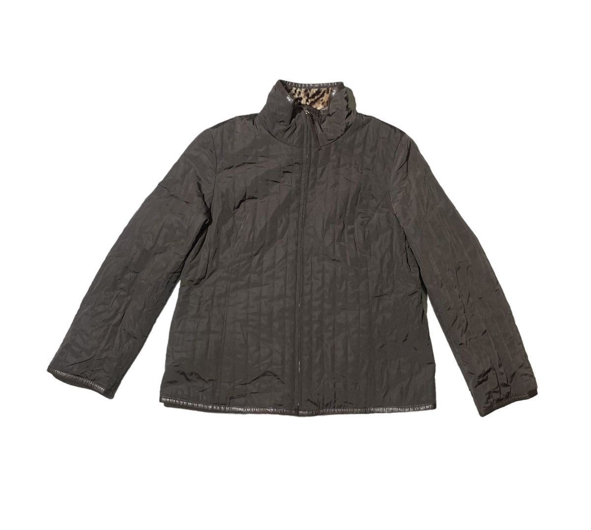 If Six Was Nine Vintage Leapord Jacket Zipper Ups By Evex By Krizia Size US M / EU 48-50 / 2 - 3 Thumbnail