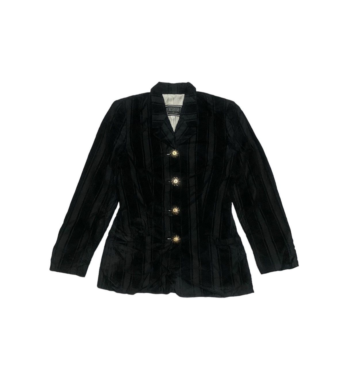 image of Vintage Versus Gianni Versace Jacket in Black, Women's (Size Small)