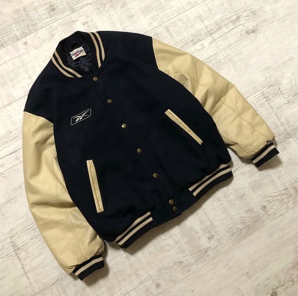 Vintage reebok 2024 varsity jacket