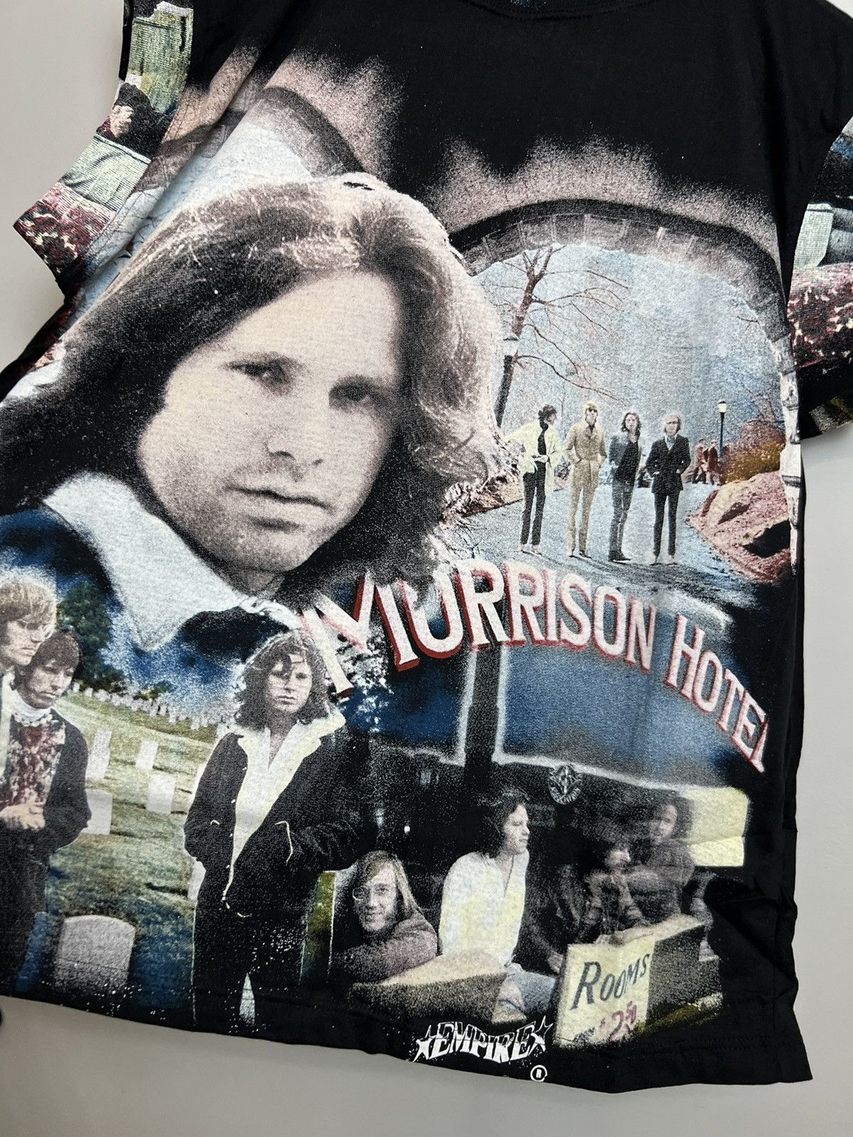Band Tees Very Rare 90s The Doors Morisson Hotel Vintage Band Tshirt Size US XL / EU 56 / 4 - 3 Thumbnail