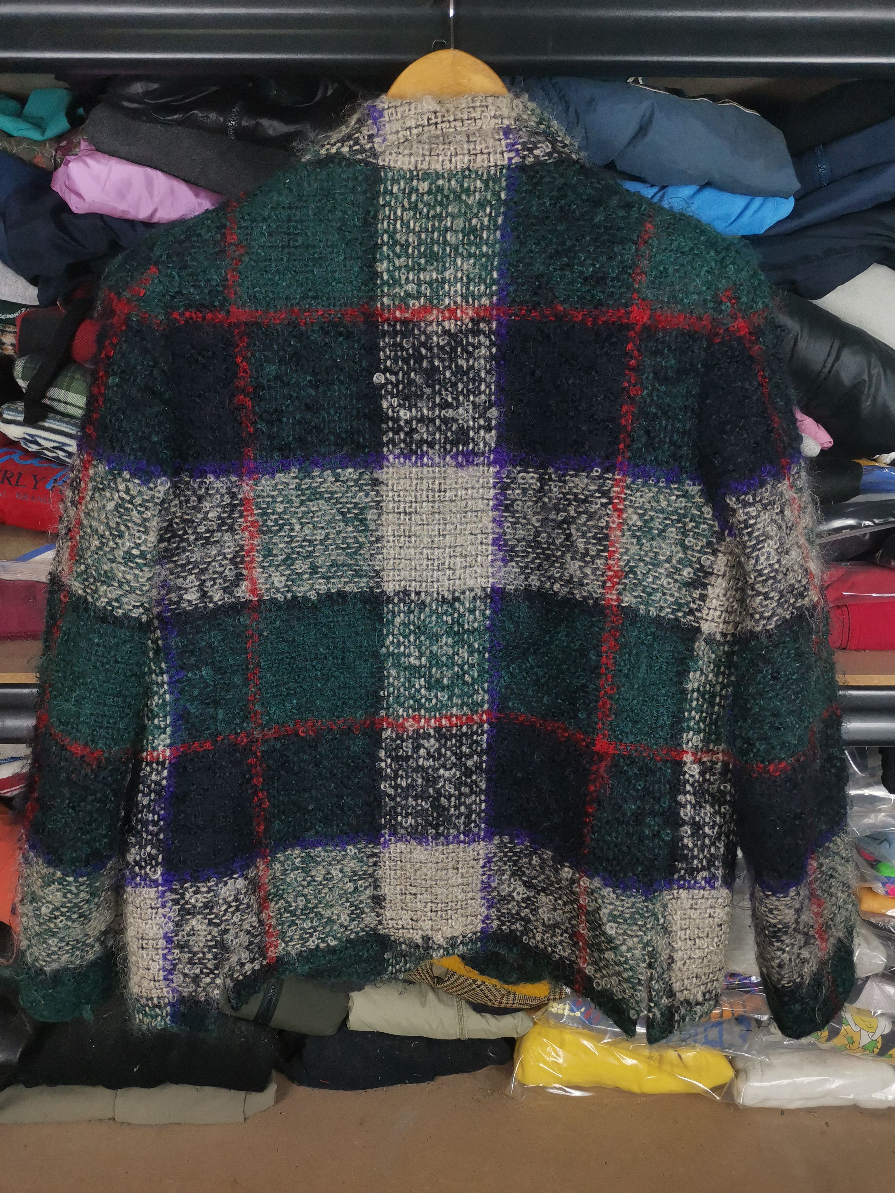 Japanese Brand Vintage Japanese Brand Vero Chekered Wool Jacket Size US M / EU 48-50 / 2 - 3 Thumbnail