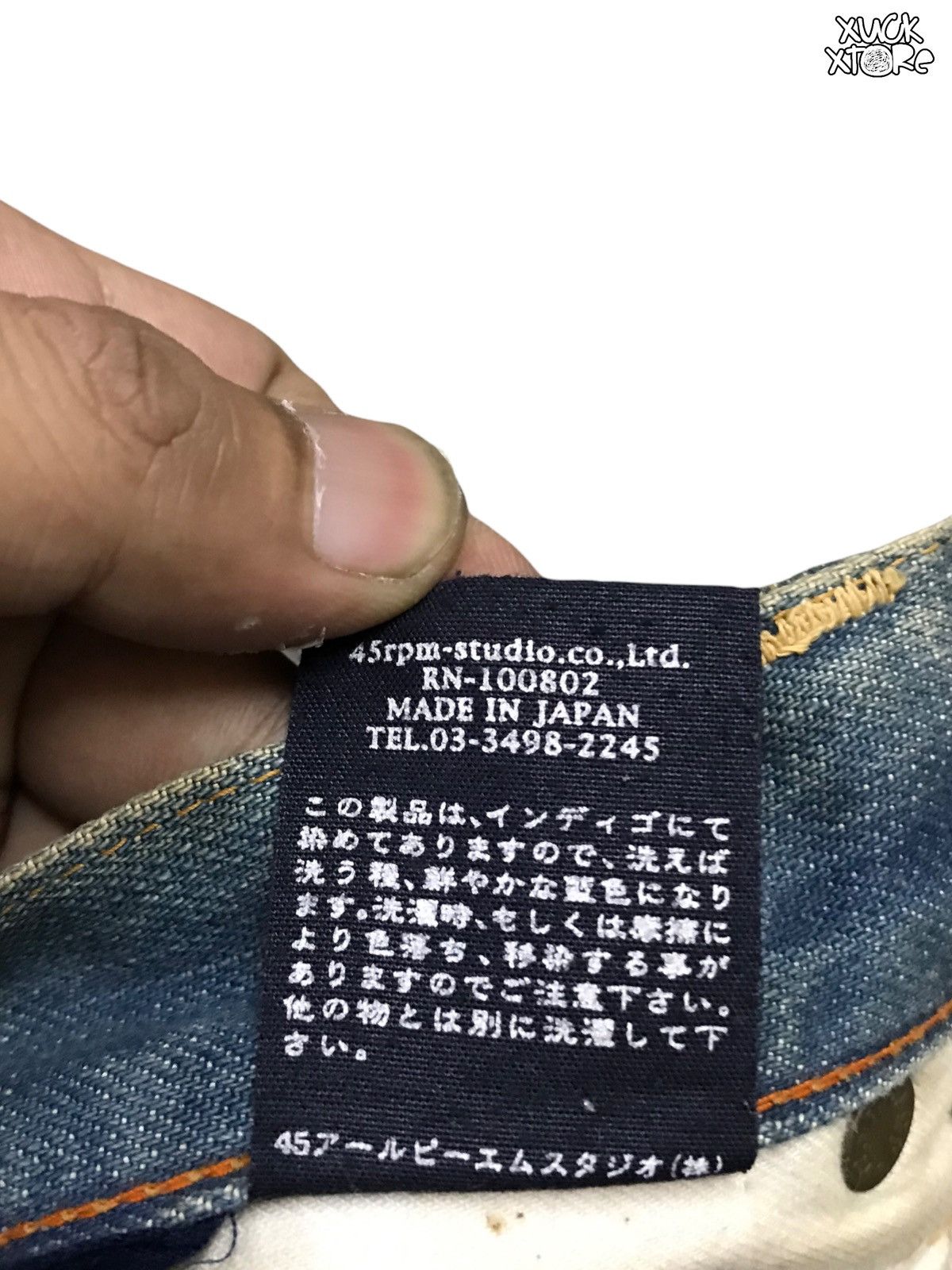 45rpm × Japanese Brand Selvage Denim 45rpm Made In Japan 26 Size US 26 / EU 42 - 12 Thumbnail