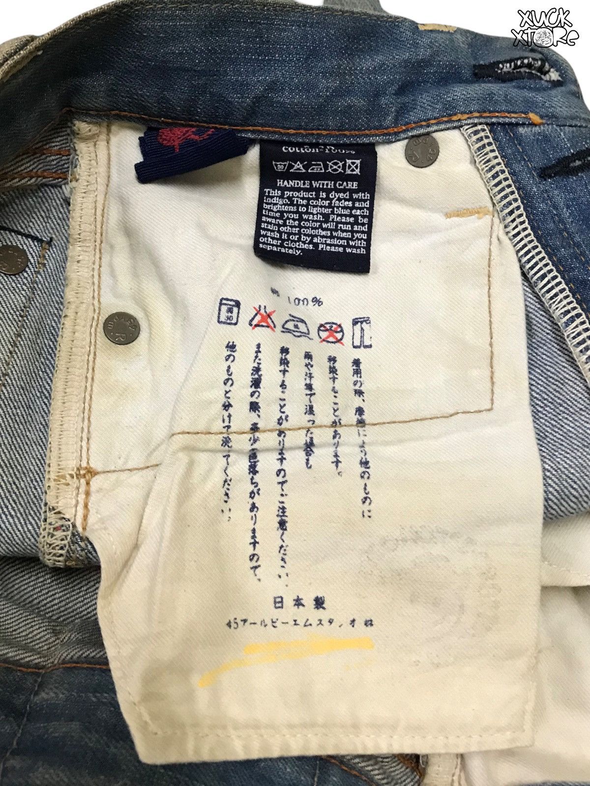 45rpm × Japanese Brand Selvage Denim 45rpm Made In Japan 26 Size US 26 / EU 42 - 13 Thumbnail