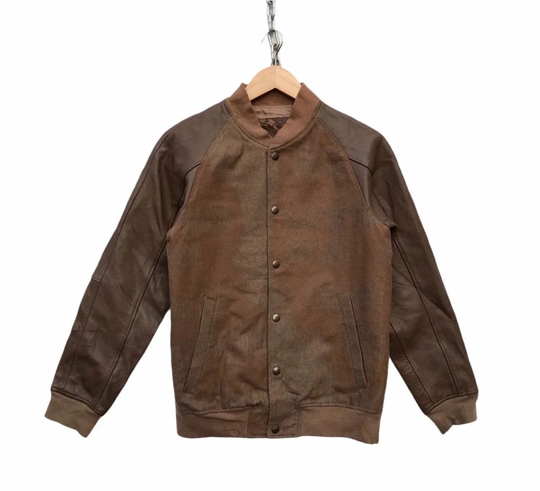 Japanese Brand Japanese Brand Mixed Wool Varsity Jacket Streetwear Fashion Size US S / EU 44-46 / 1 - 1 Thumbnail