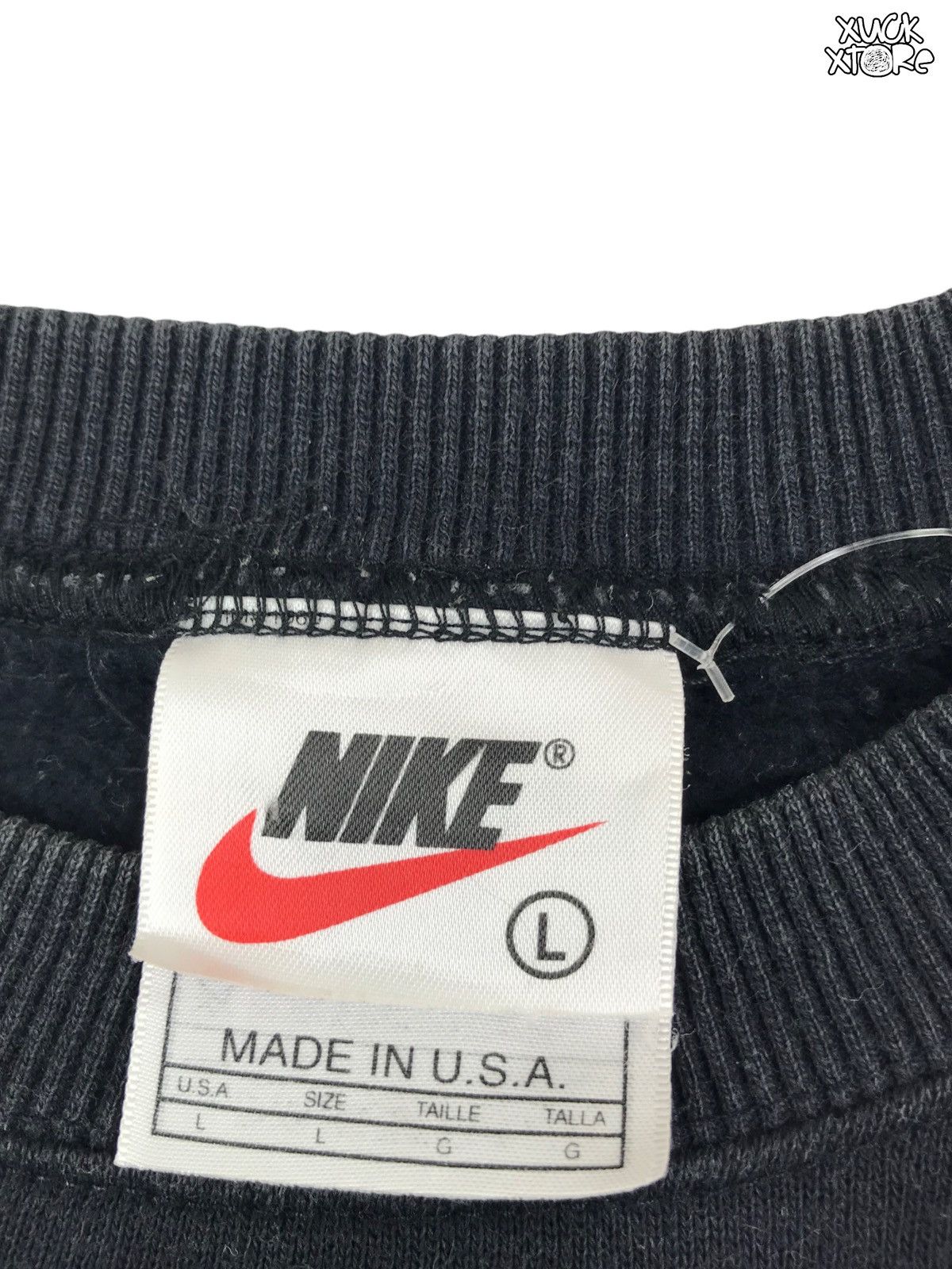 Nike × Vintage Vintage 90s NIKE USA Sweatshirt L Size US L / EU 52-54 / 3 - 4 Thumbnail