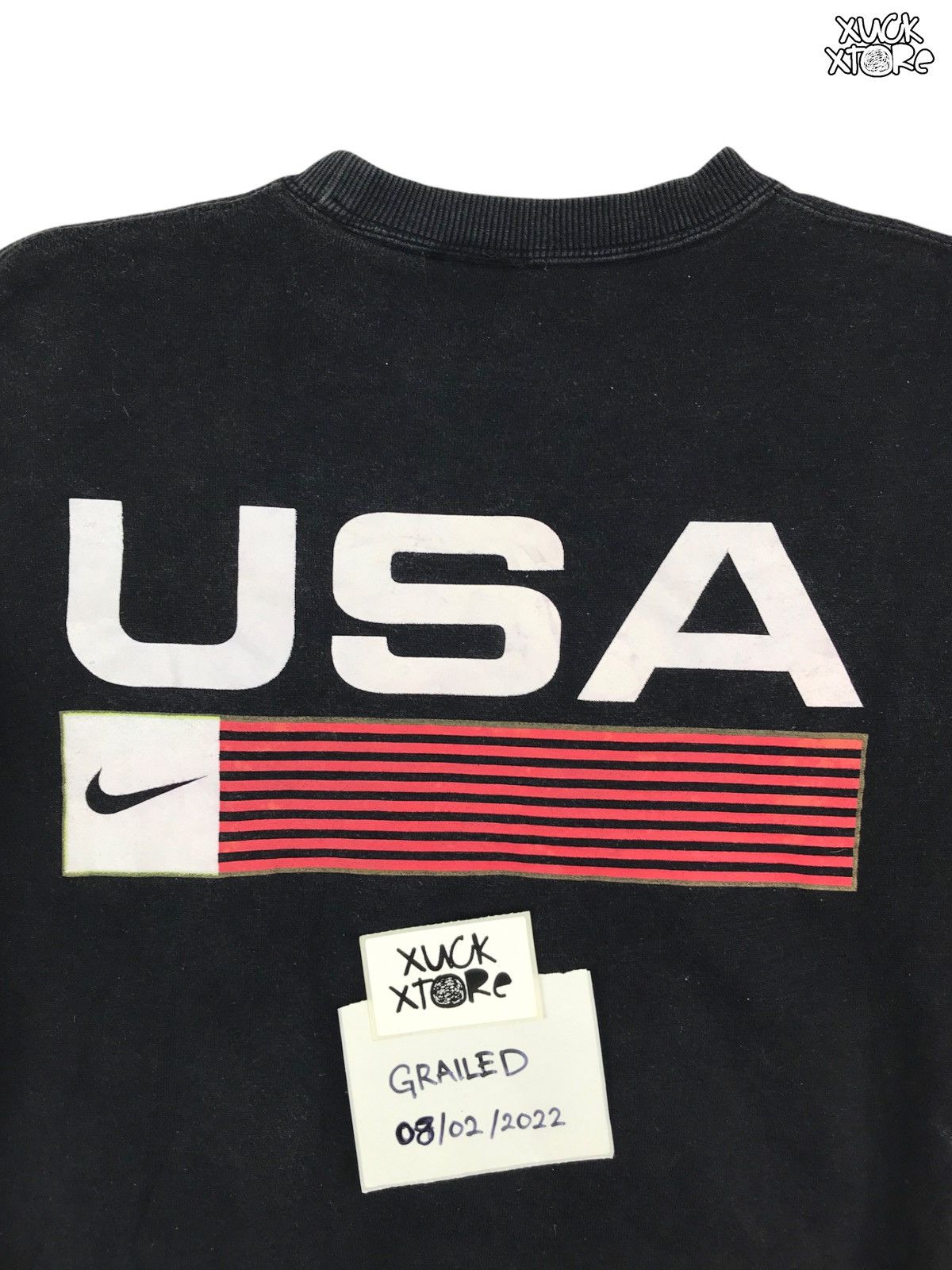 Nike × Vintage Vintage 90s NIKE USA Sweatshirt L Size US L / EU 52-54 / 3 - 14 Thumbnail