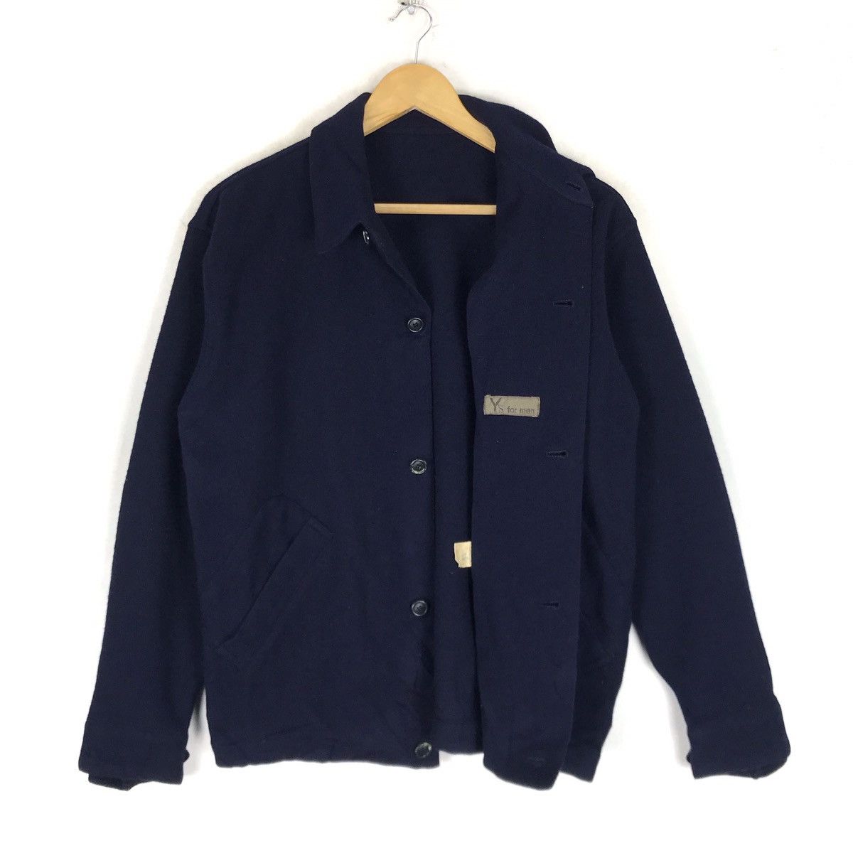 Yohji Yamamoto Achieve 80s Y’s For Men Yohji Yamamoto Wool Jacket Size US S / EU 44-46 / 1 - 1 Thumbnail