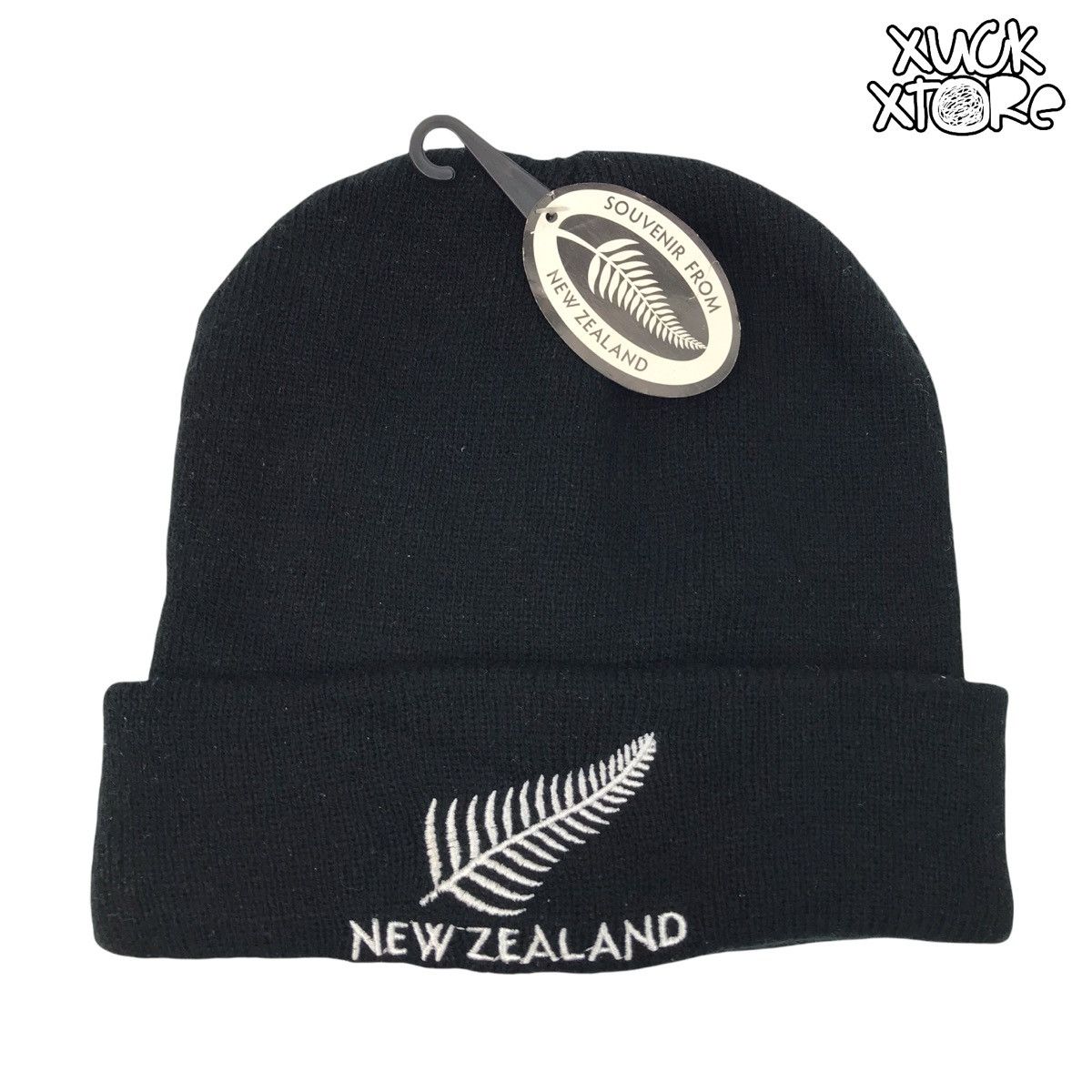 All Blacks × Canterbury of New Zealand 🔥Vintage New Zealand All Blacks Beanie Size ONE SIZE - 1 Thumbnail