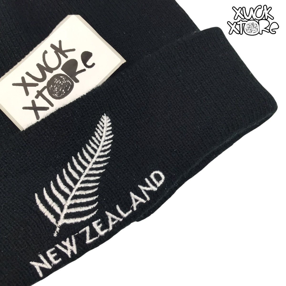 All Blacks × Canterbury of New Zealand 🔥Vintage New Zealand All Blacks Beanie Size ONE SIZE - 2 Thumbnail