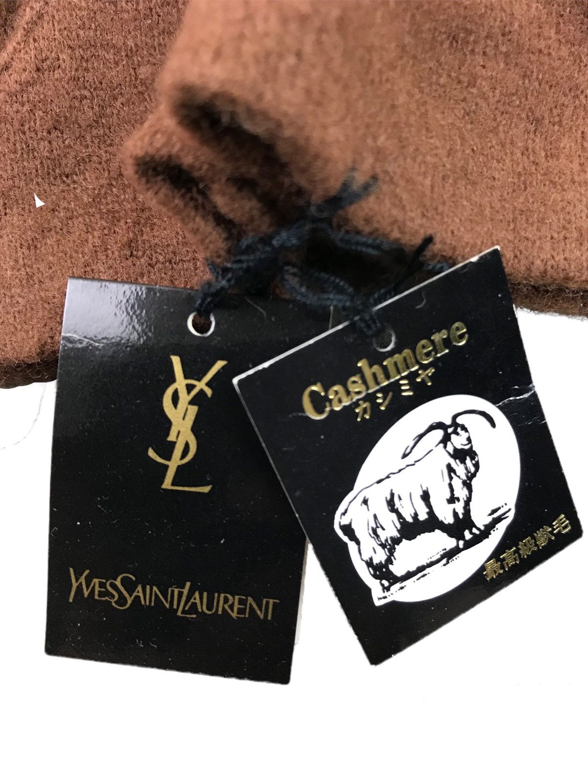 Yves Saint Laurent 🔥BEST OFFER🔥Yves Saint Laurent Cashmere Women Gloves Size ONE SIZE - 5 Thumbnail