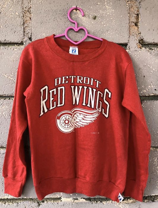 Red Wing Rare 90s Vintage Detroit Red Wings Sweatshirt Grailed