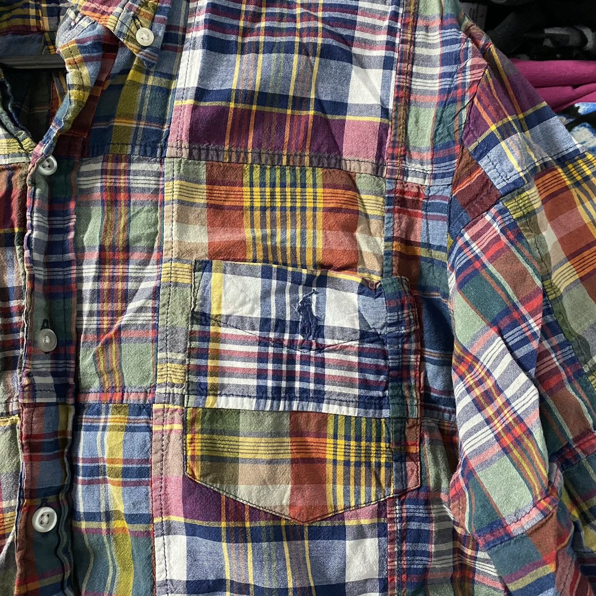 Polo Ralph Lauren POLO RALPH LAURENT BLEEDING MADRAS PATCHWORK SHIRT Size US M / EU 48-50 / 2 - 2 Thumbnail