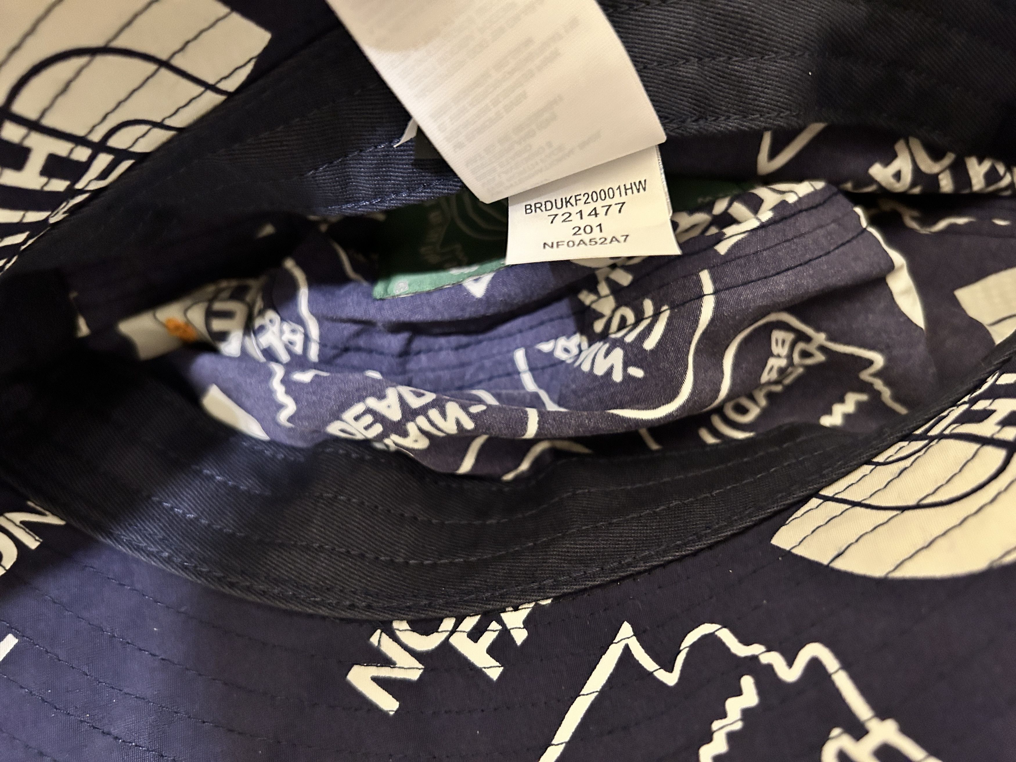 Brain Dead × The North Face The North Face × Brain Dead Brain Dead X TNF Bucket Hat Navy Size ONE SIZE - 5 Thumbnail