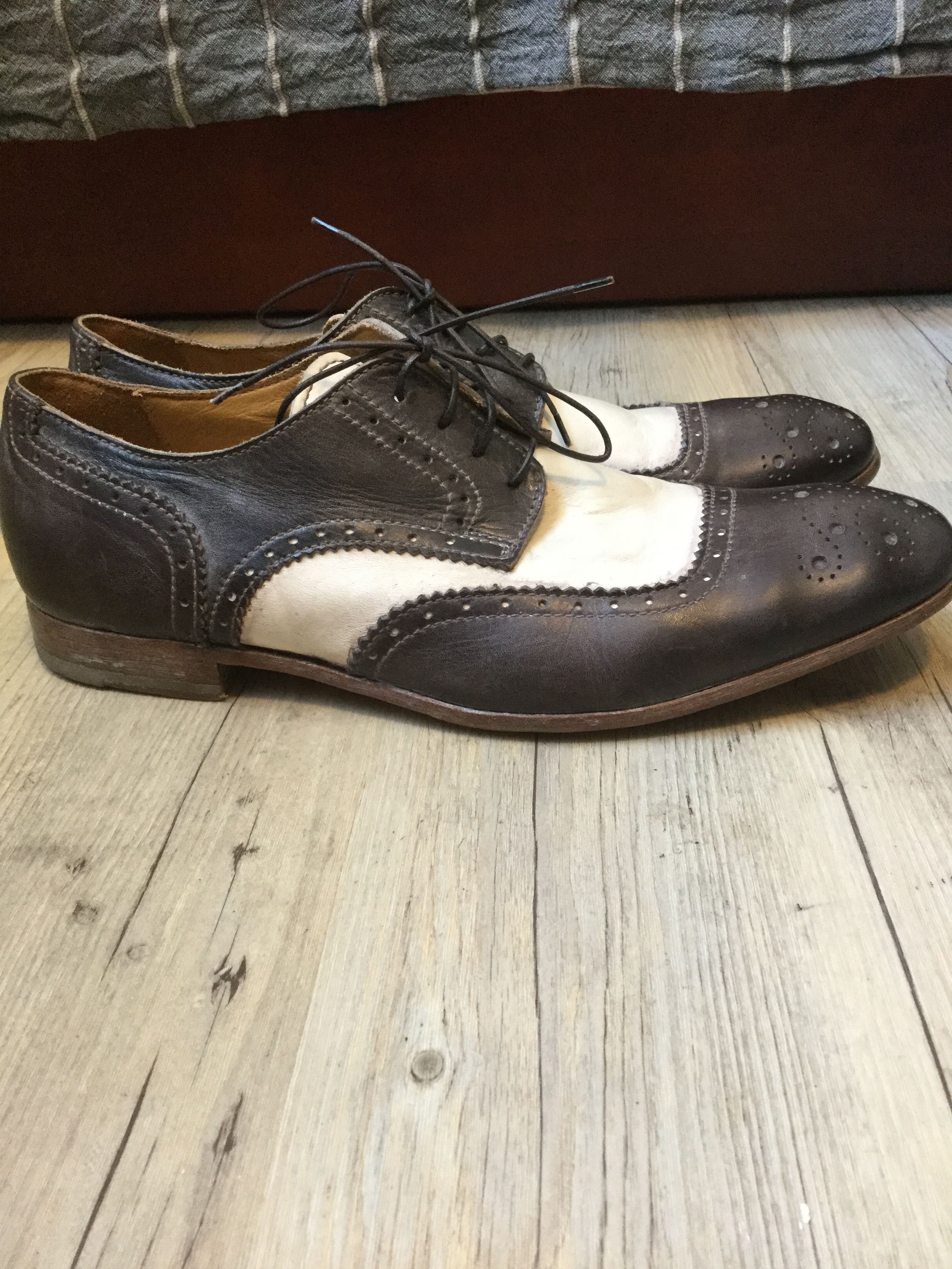 MoMA NEW! Spectator brogue.Like Saint Laurent or Berluti Size US 10.5 / EU 43-44 - 3 Thumbnail