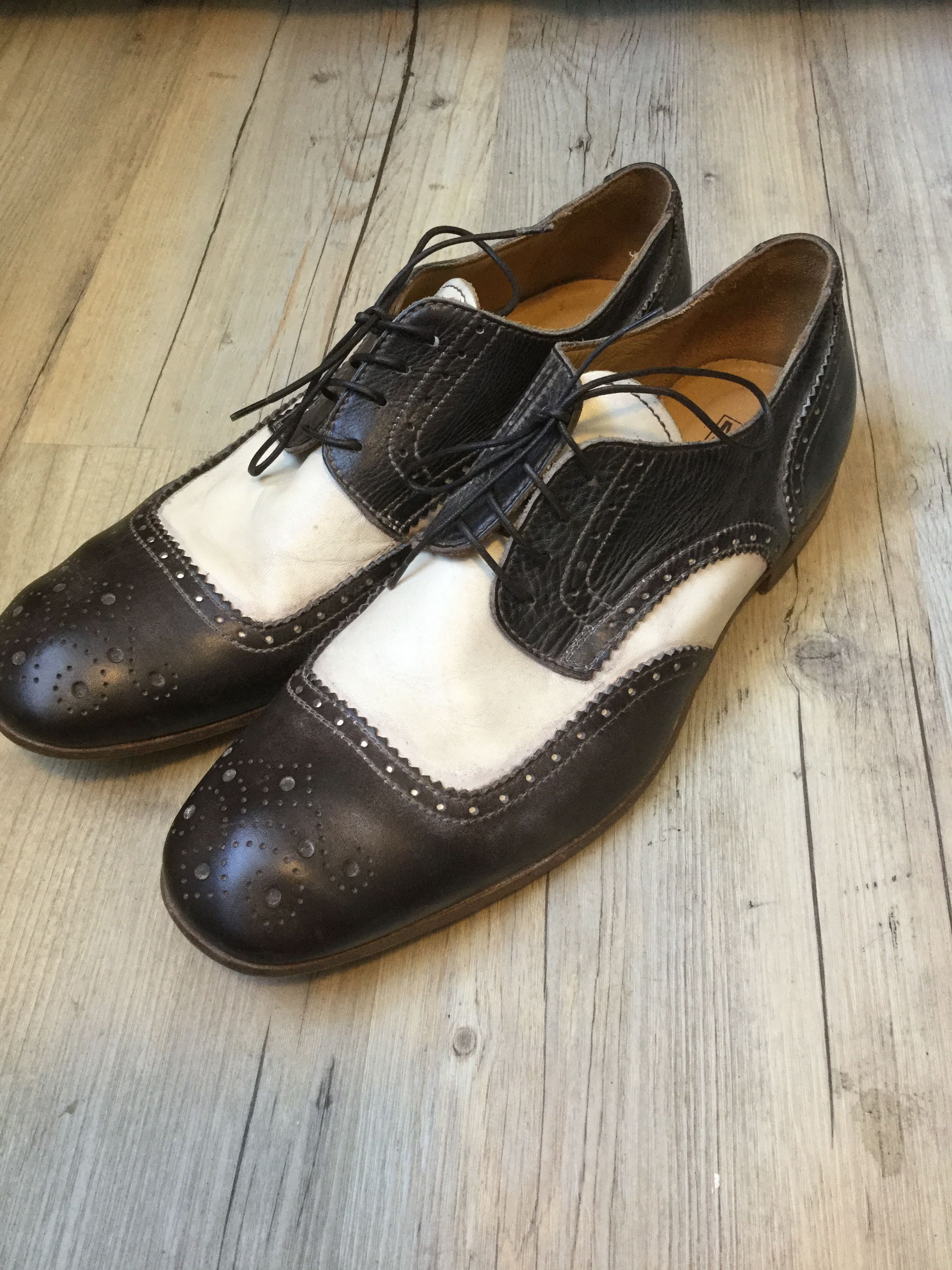 MoMA NEW! Spectator brogue.Like Saint Laurent or Berluti Size US 10.5 / EU 43-44 - 2 Thumbnail