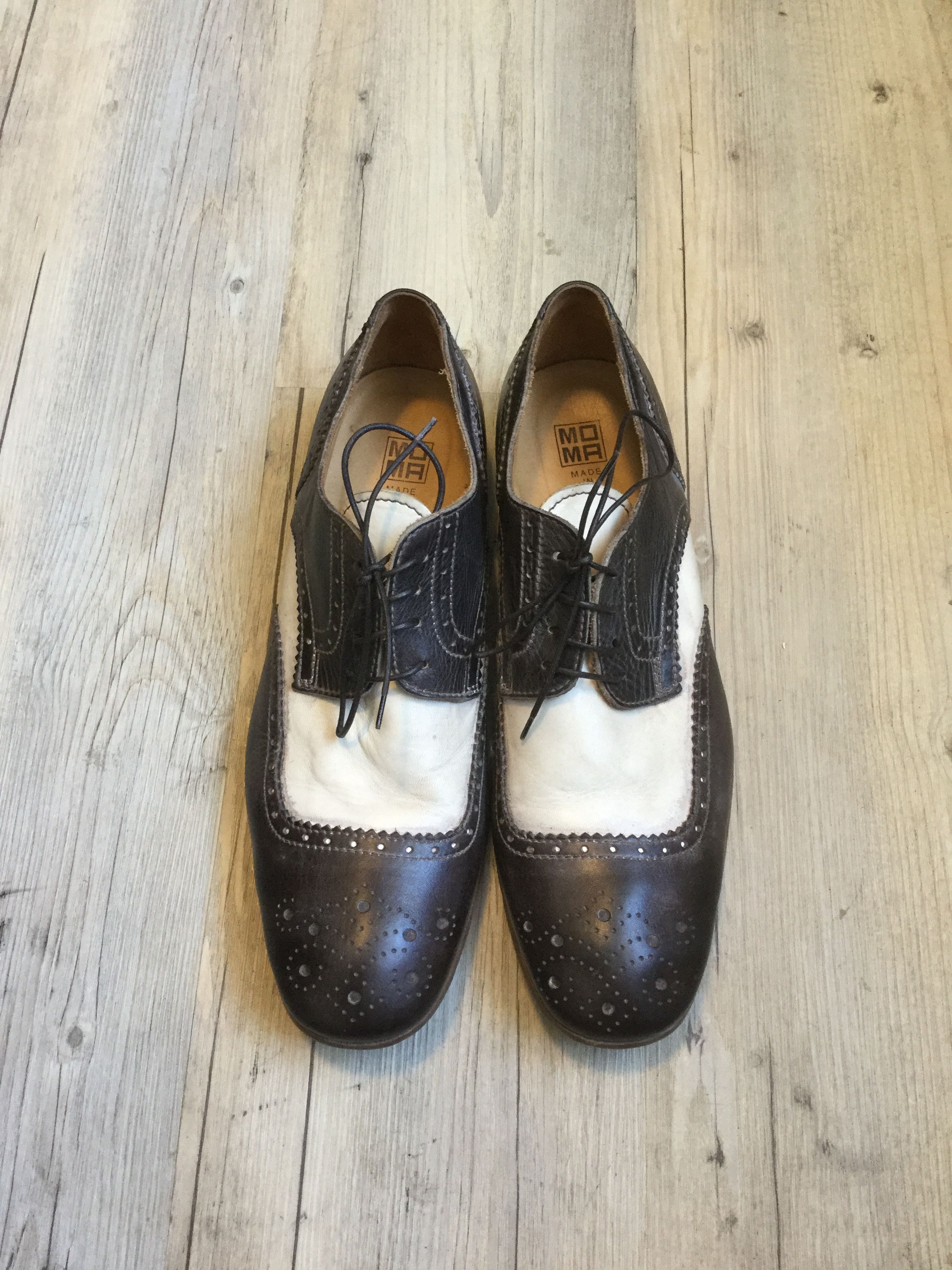 MoMA NEW! Spectator brogue.Like Saint Laurent or Berluti Size US 10.5 / EU 43-44 - 1 Thumbnail