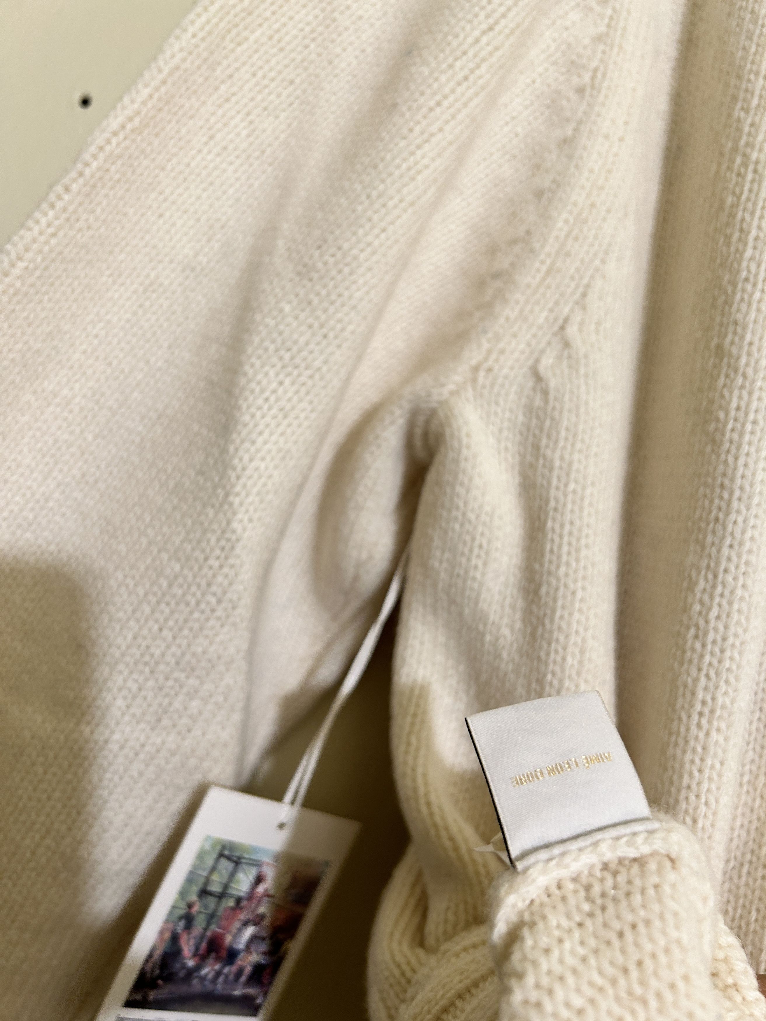 Aime Leon Dore × New Balance ALD Knit Cardigan Cream Size US M / EU 48-50 / 2 - 4 Thumbnail