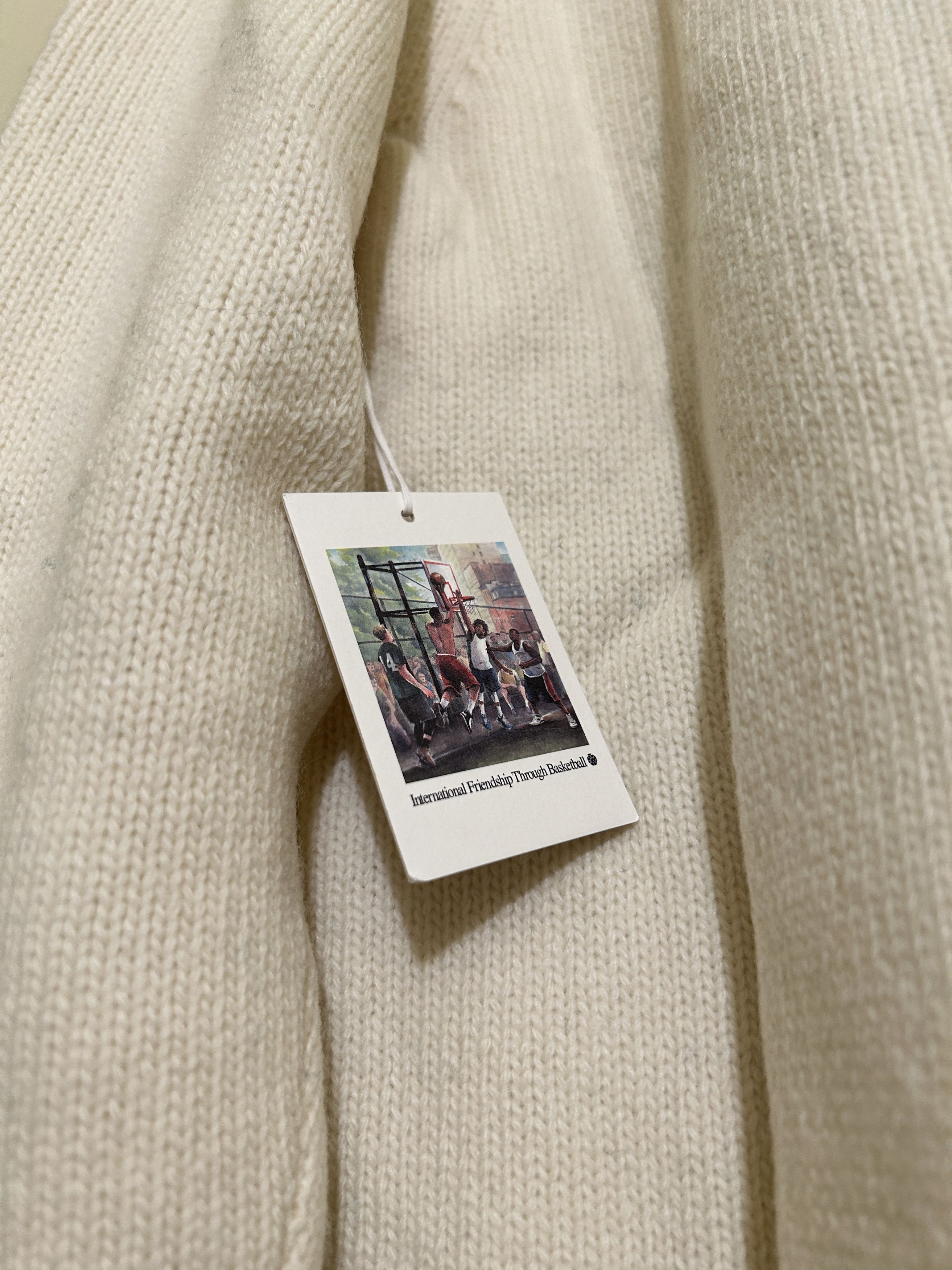 Aime Leon Dore × New Balance ALD Knit Cardigan Cream Size US M / EU 48-50 / 2 - 6 Thumbnail