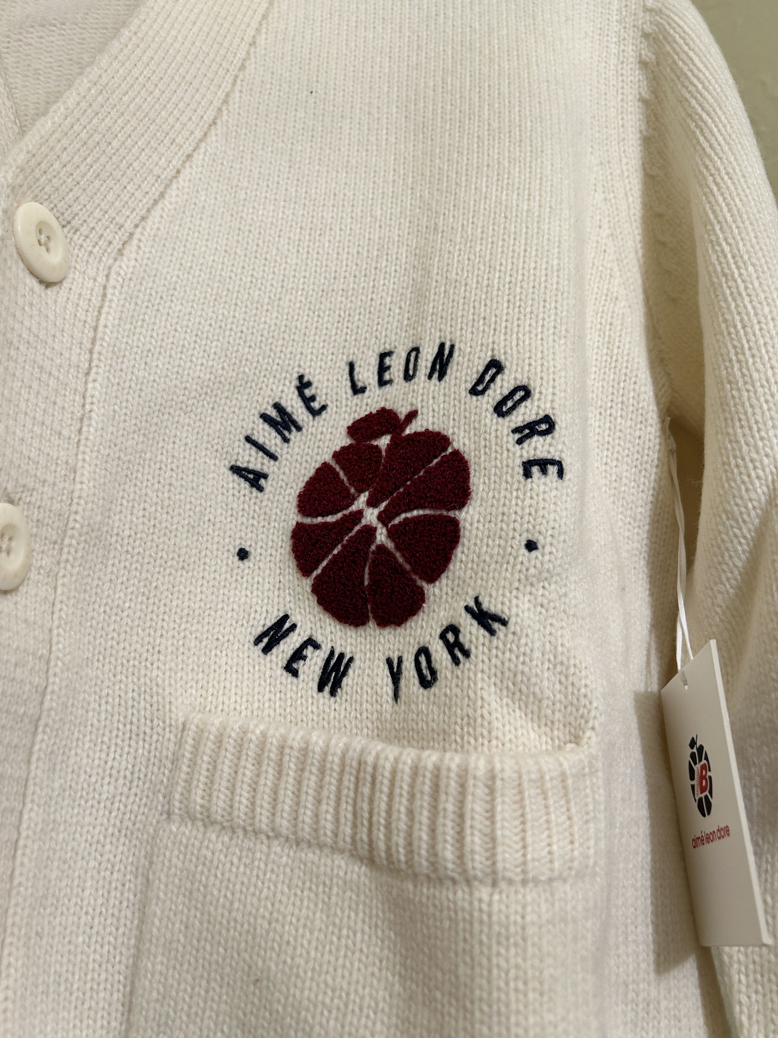 Aime Leon Dore × New Balance ALD Knit Cardigan Cream Size US M / EU 48-50 / 2 - 2 Thumbnail