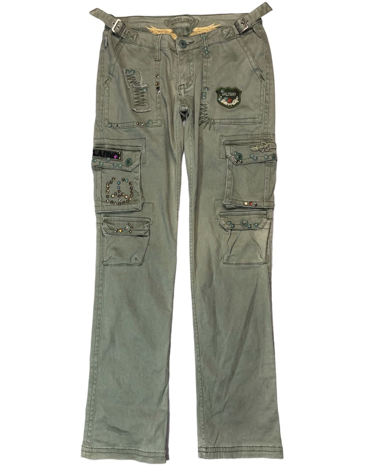 Vintage Robins orders Jeans Army Patch Jeans.