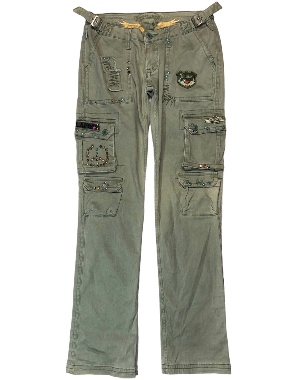 Robins Jeans Vintage Robins Jean studded multipocket pants | Grailed