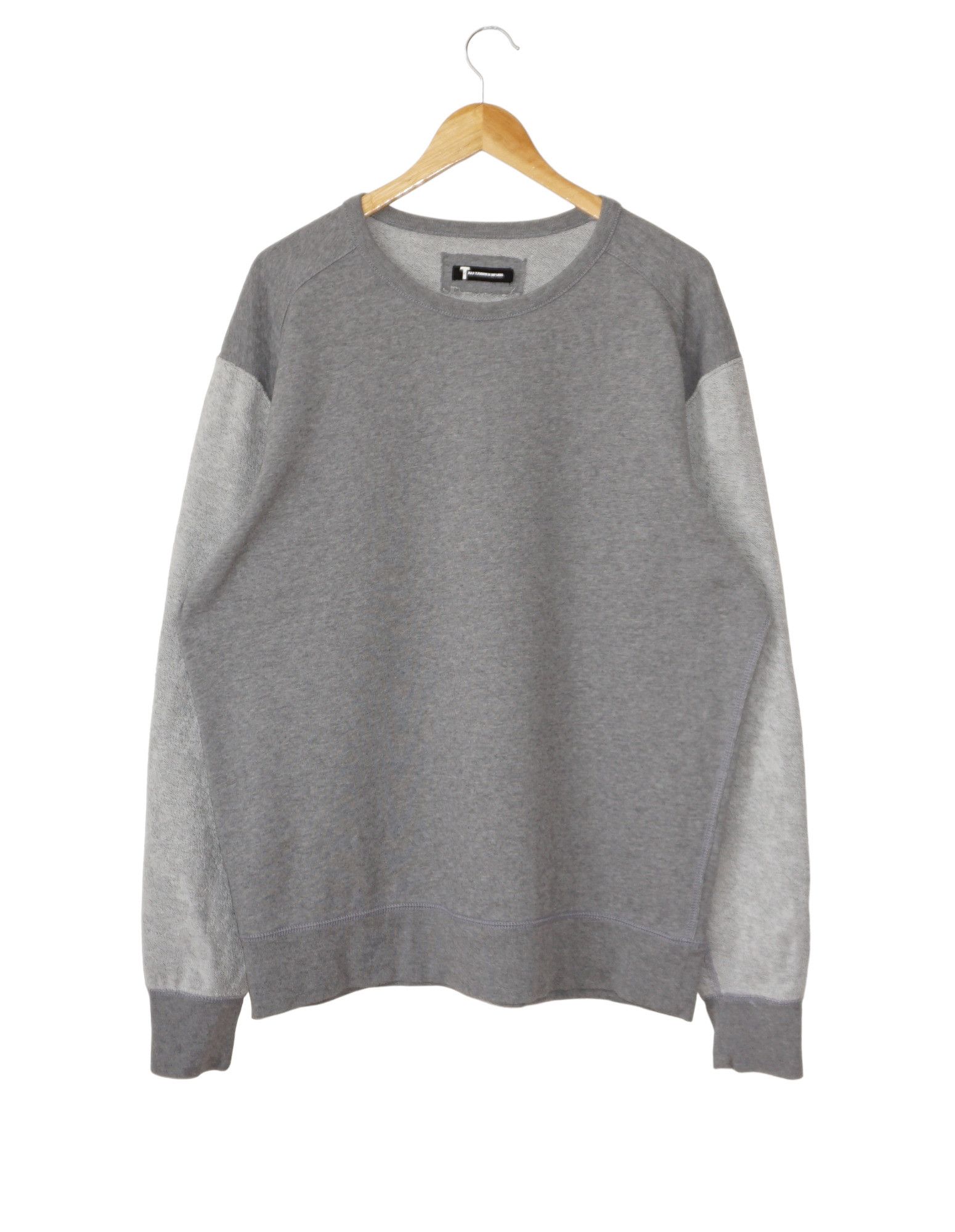 Alexander Wang × T by Alexander Wang Alexander Wang T Oversized Reworked Grey Crewneck Size US L / EU 52-54 / 3 - 1 Thumbnail