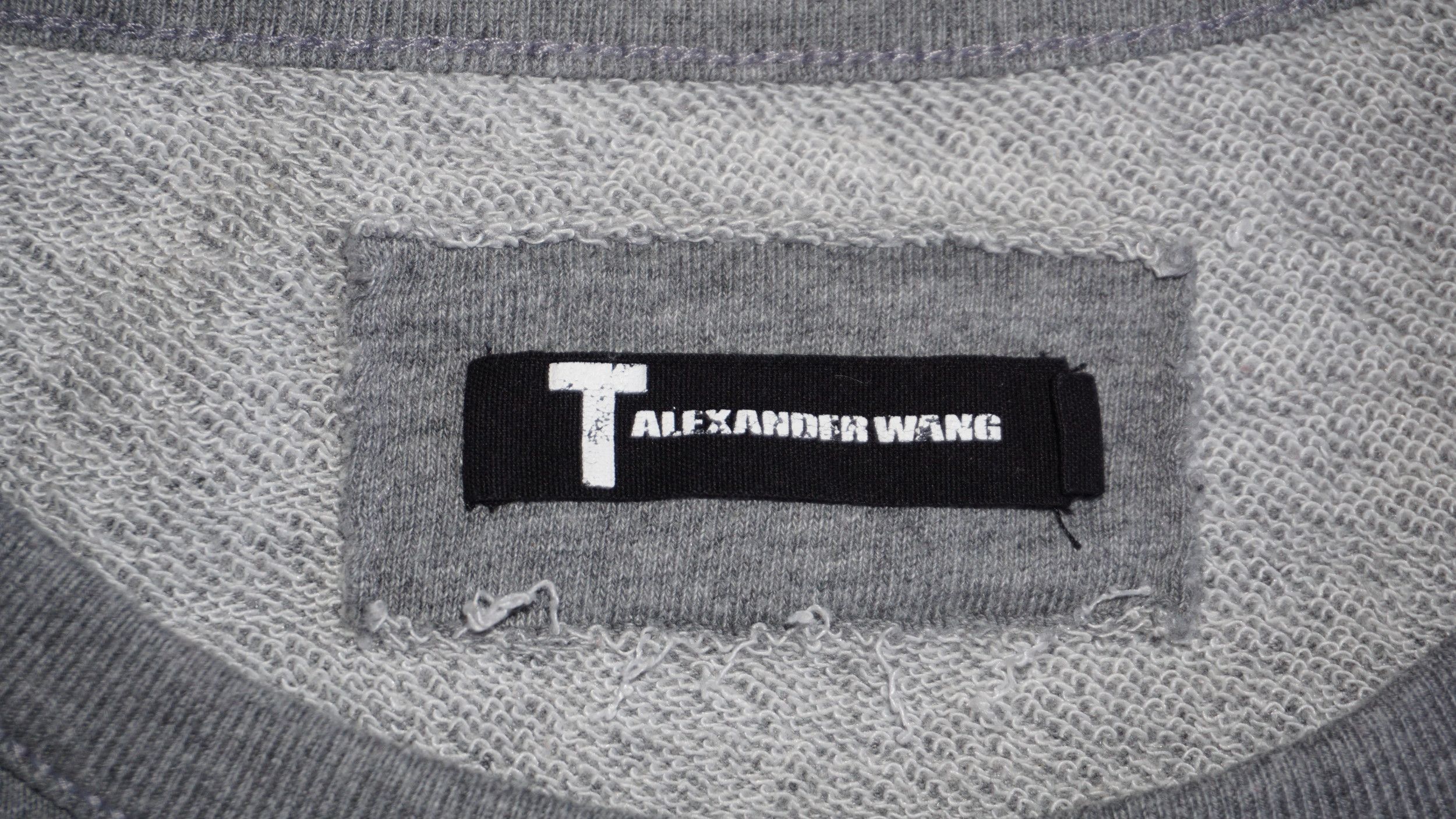 Alexander Wang × T by Alexander Wang Alexander Wang T Oversized Reworked Grey Crewneck Size US L / EU 52-54 / 3 - 4 Thumbnail