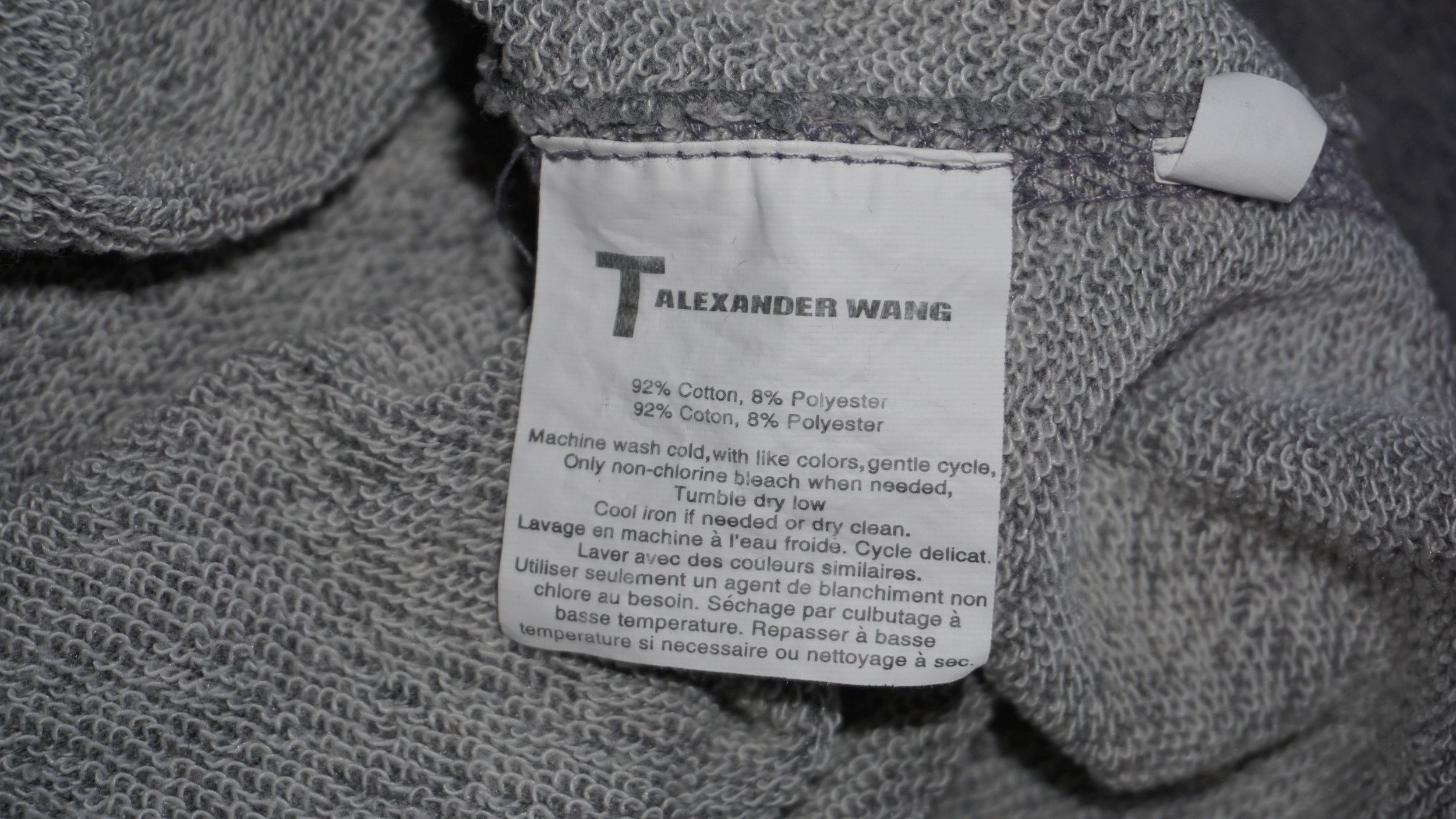 Alexander Wang × T by Alexander Wang Alexander Wang T Oversized Reworked Grey Crewneck Size US L / EU 52-54 / 3 - 7 Thumbnail