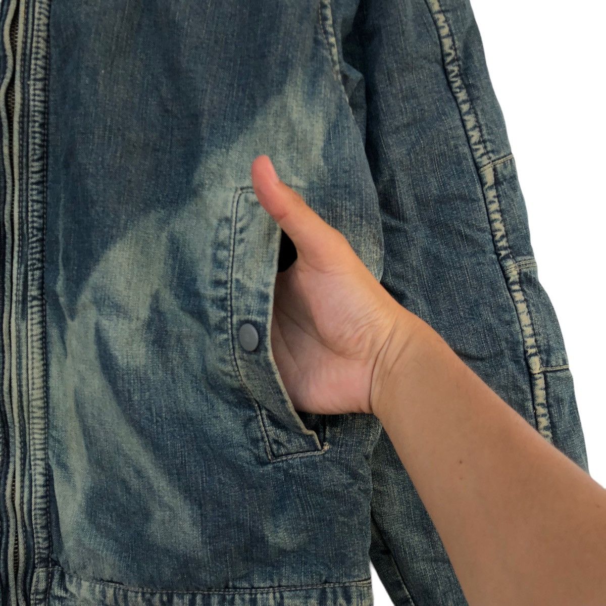 Kapital Johnbull Sherpa mudwash denim jacket Winter Jacket Size US M / EU 48-50 / 2 - 6 Thumbnail