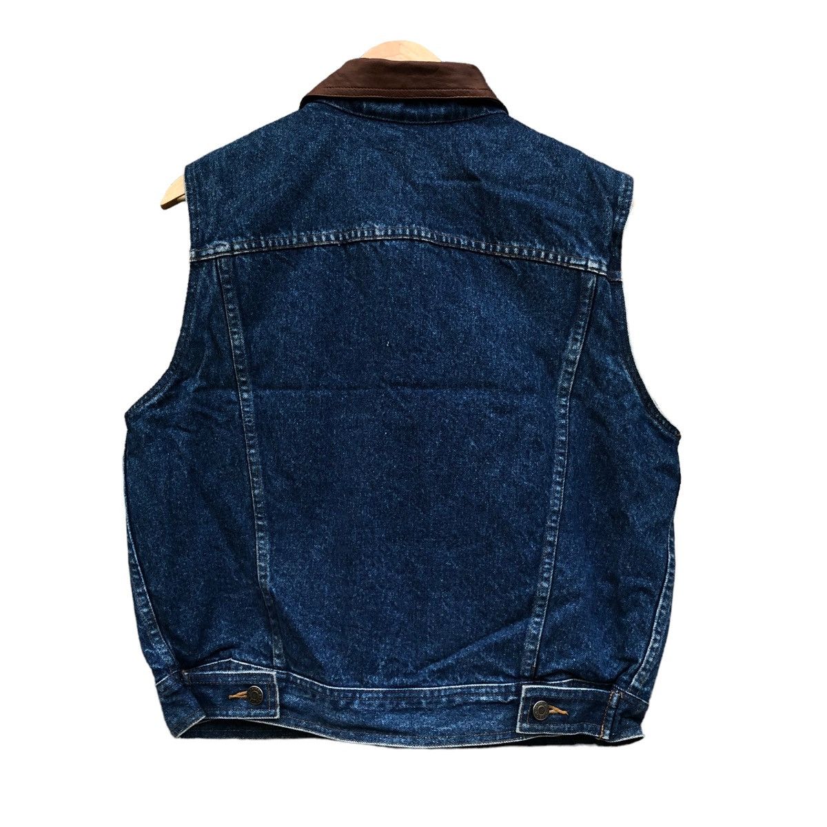 Gap Vintage GAP Classic Biker leather collar vest Size US S / EU 44-46 / 1 - 6 Thumbnail