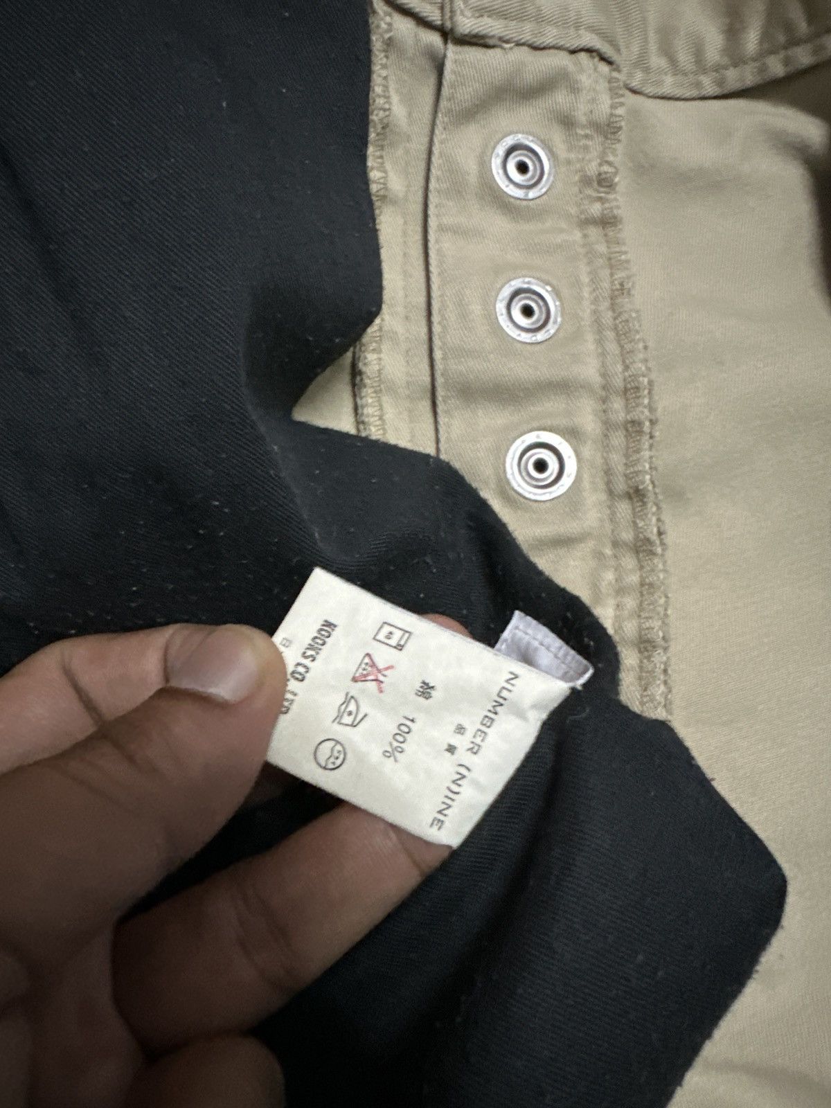 Number (N)ine 1997 Numbernine hybrid zipper pocket pant Size US 31 - 17 Thumbnail