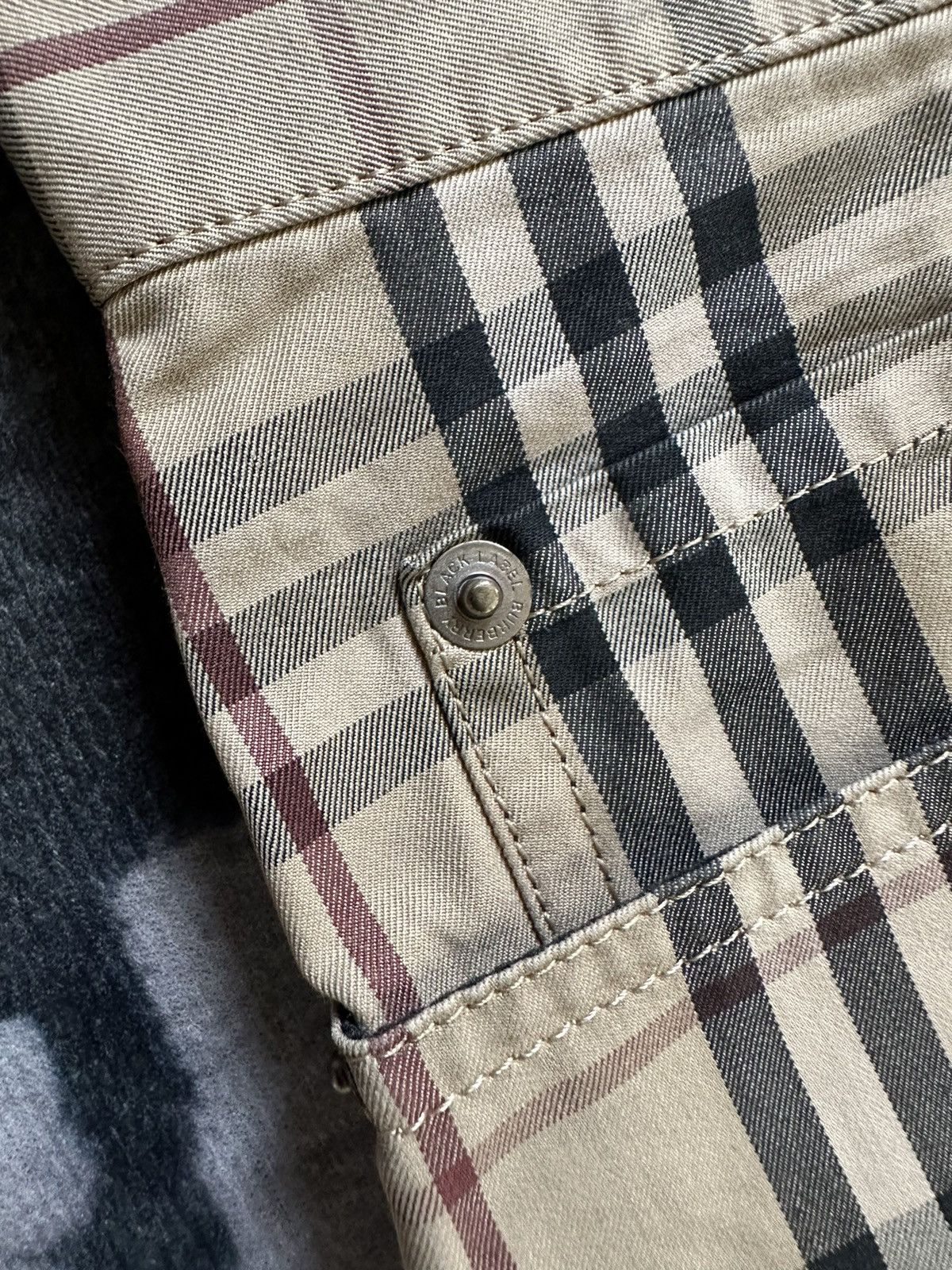 Burberry 00’s Burberry Black Label Nova check overprint pant Size US 31 - 8 Thumbnail