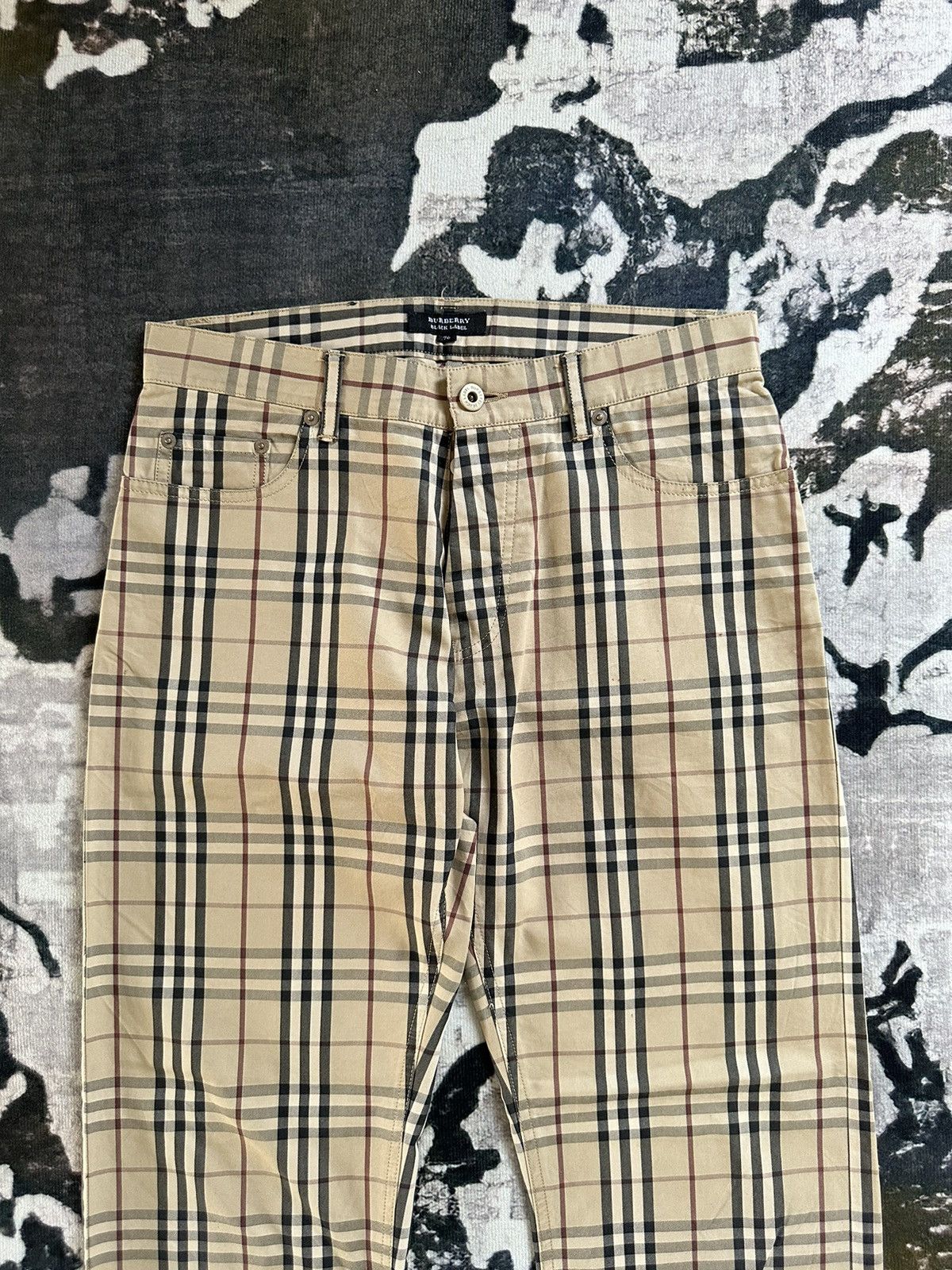 Burberry 00’s Burberry Black Label Nova check overprint pant Size US 31 - 4 Thumbnail