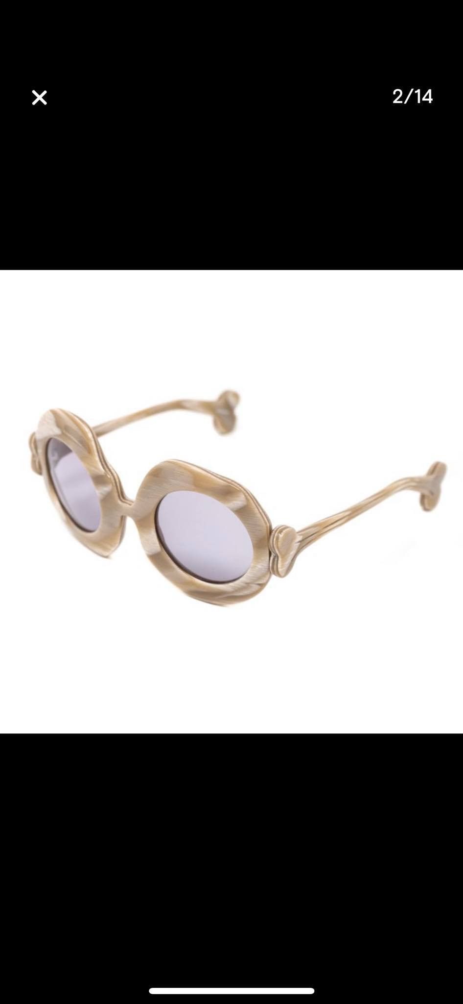 Jeremy Scott × Linda Farrow Jeremy Scott Bones Special Cream Hornet and Grey Size ONE SIZE - 4 Thumbnail