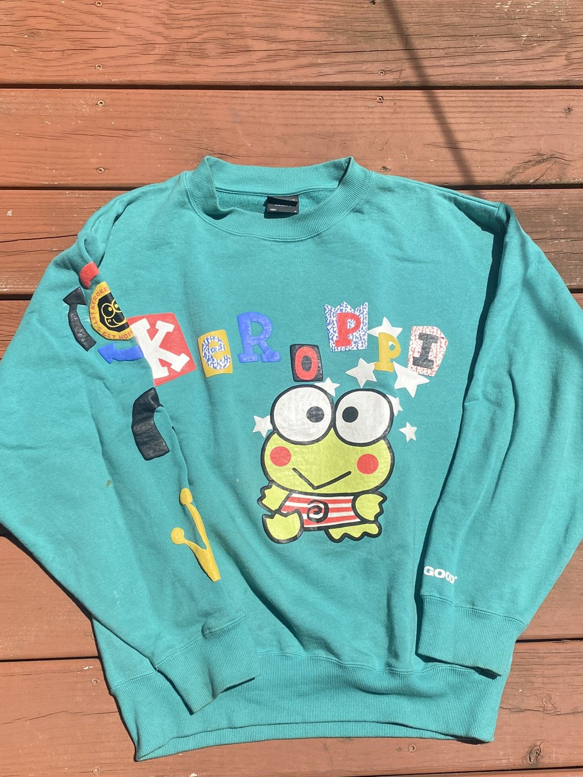 Keroppi puff print discount sweatshirt