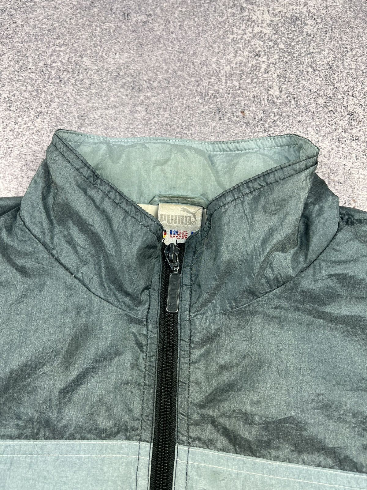 Puma × Vintage Puma Vintage zip jacket sweater multilogo Size US L / EU 52-54 / 3 - 6 Thumbnail