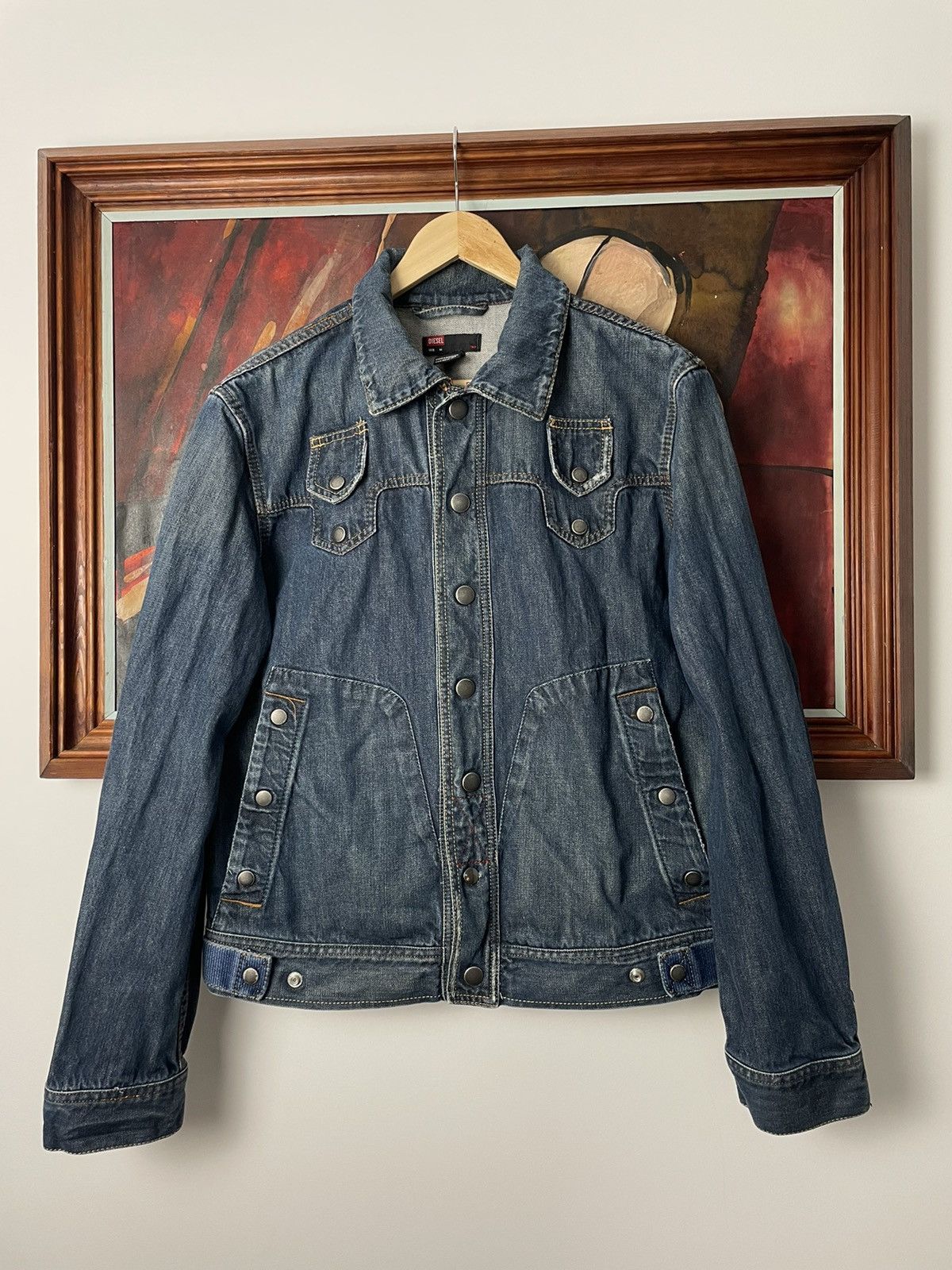 Denim Jacket × Diesel × Vintage Vintage Y2k 00s Archive