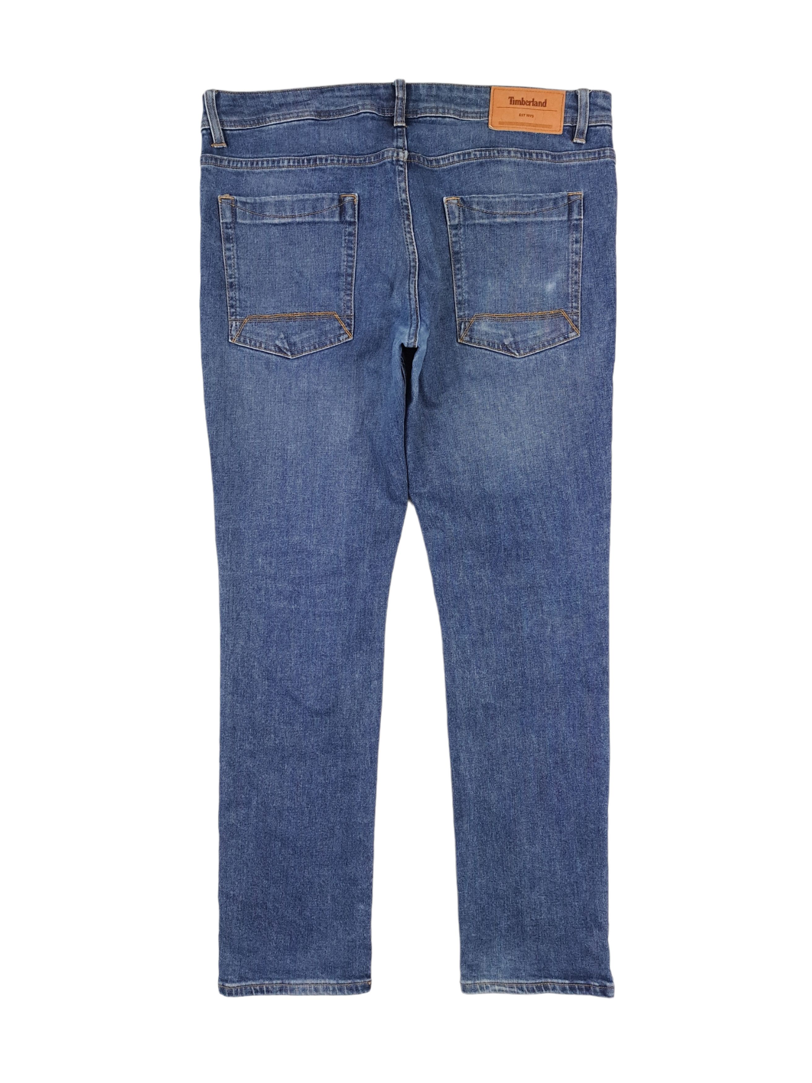 Timberland × Vintage 💎 Vintage 36/32 Timberland Navy Blue Denim Jeans Size US 36 / EU 52 - 2 Thumbnail