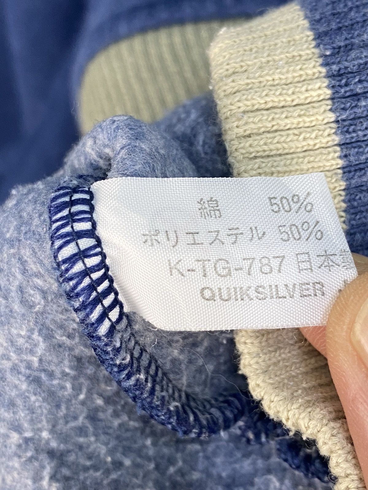 Quiksilver Vintage Quiksilver Vneck Sweatshirt Size US L / EU 52-54 / 3 - 6 Thumbnail