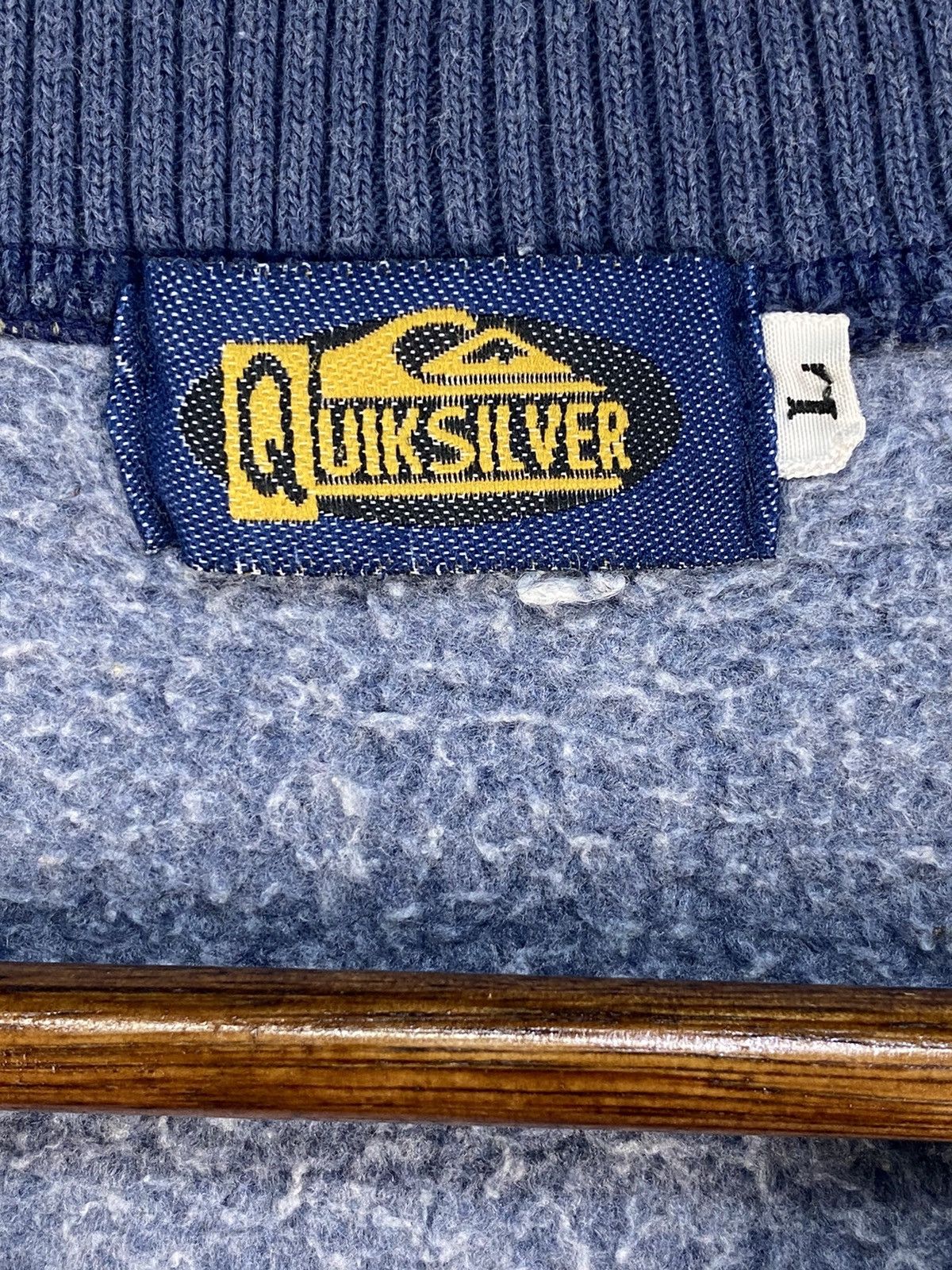 Quiksilver Vintage Quiksilver Vneck Sweatshirt Size US L / EU 52-54 / 3 - 5 Thumbnail