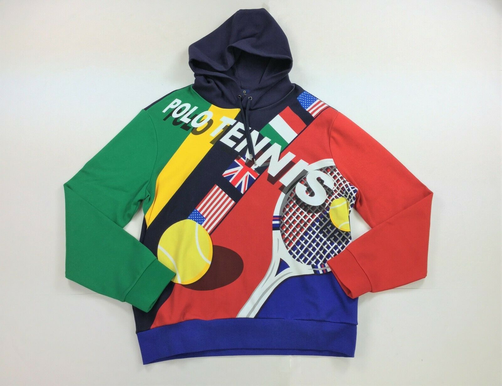 Polo Ralph Lauren Polo Ralph Lauren Polo Tennis Color Block Hoodie Size US XL / EU 56 / 4 - 5 Thumbnail