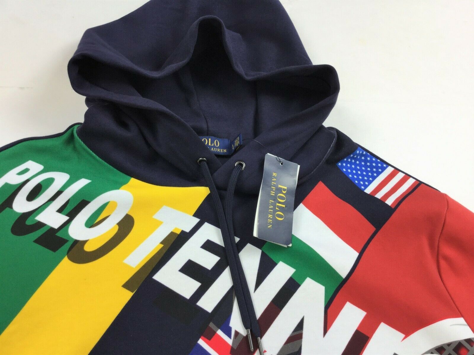 Polo Ralph Lauren Polo Ralph Lauren Polo Tennis Color Block Hoodie Size US XL / EU 56 / 4 - 3 Thumbnail