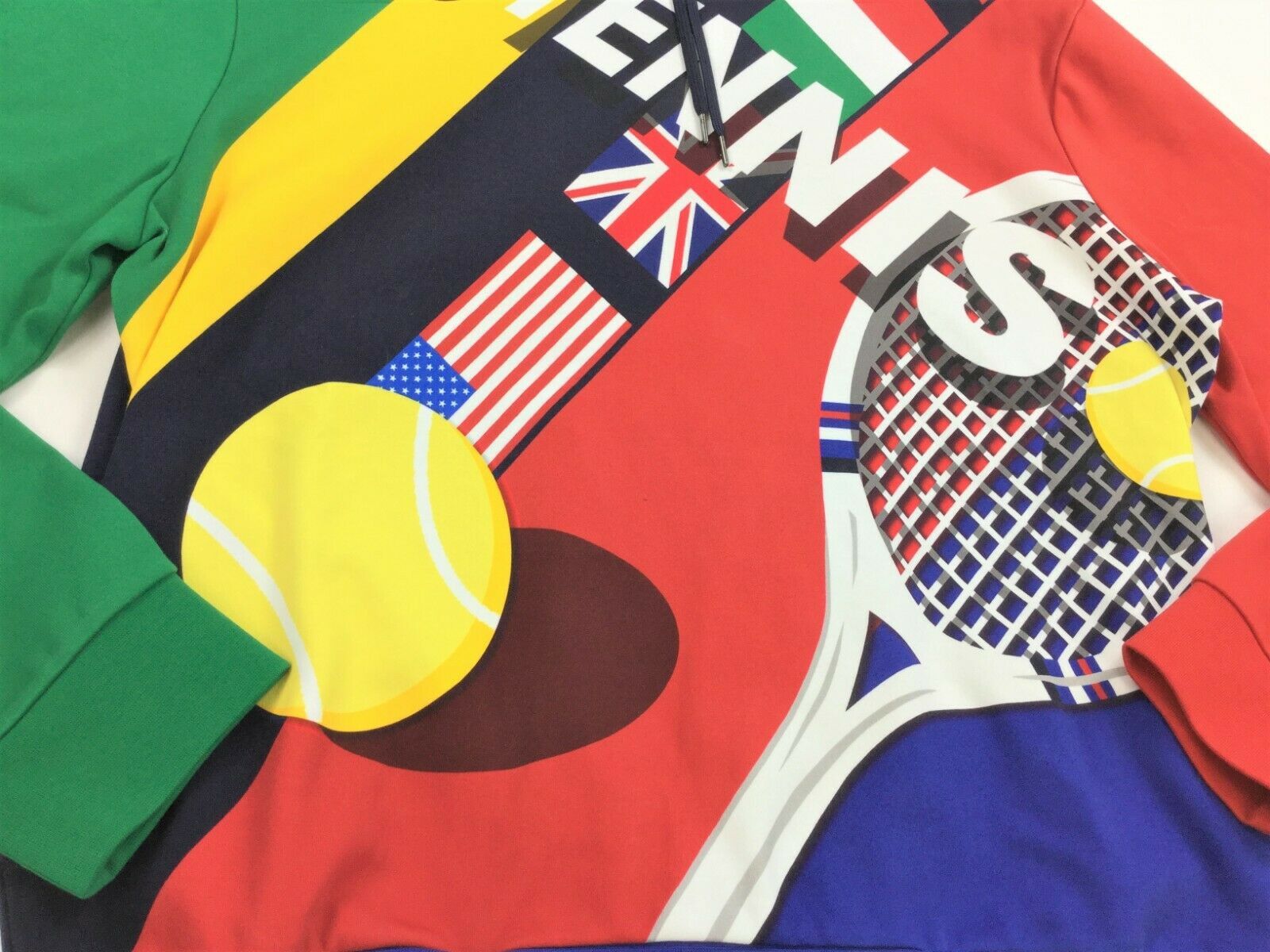Polo Ralph Lauren Polo Ralph Lauren Polo Tennis Color Block Hoodie Size US XL / EU 56 / 4 - 4 Thumbnail