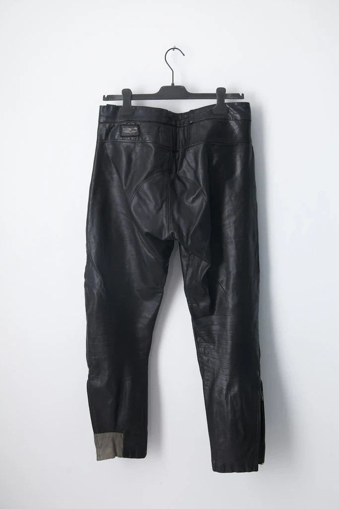 Lewis Leathers 1970's leather biker pants Size US 28 / EU 44 - 4 Thumbnail