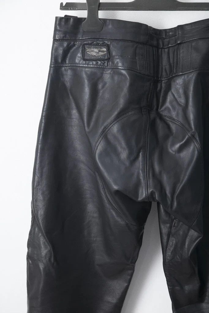Lewis Leathers 1970's leather biker pants Size US 28 / EU 44 - 5 Thumbnail
