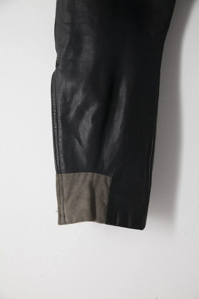 Lewis Leathers 1970's leather biker pants Size US 28 / EU 44 - 6 Thumbnail