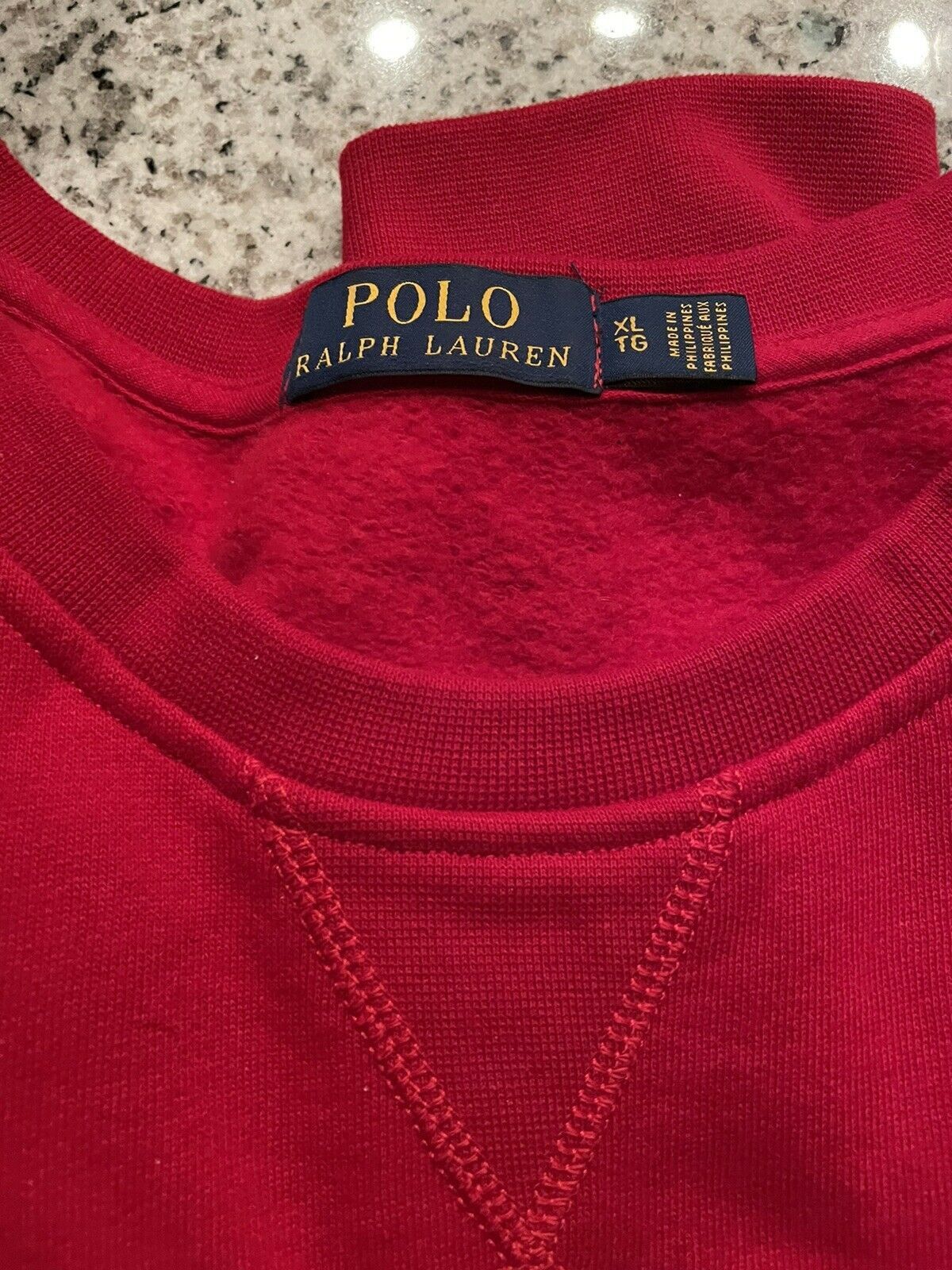 POLO RALPH LAUREN RED SKI-BEAR SWEATSHIRT XXL
